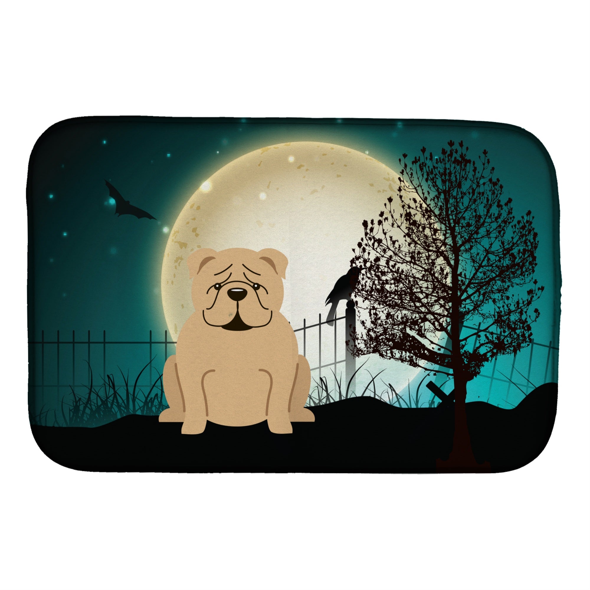 Caroline'S Treasures Bb2314Ddm Dish Drying Mat, 14 X 21, Halloween