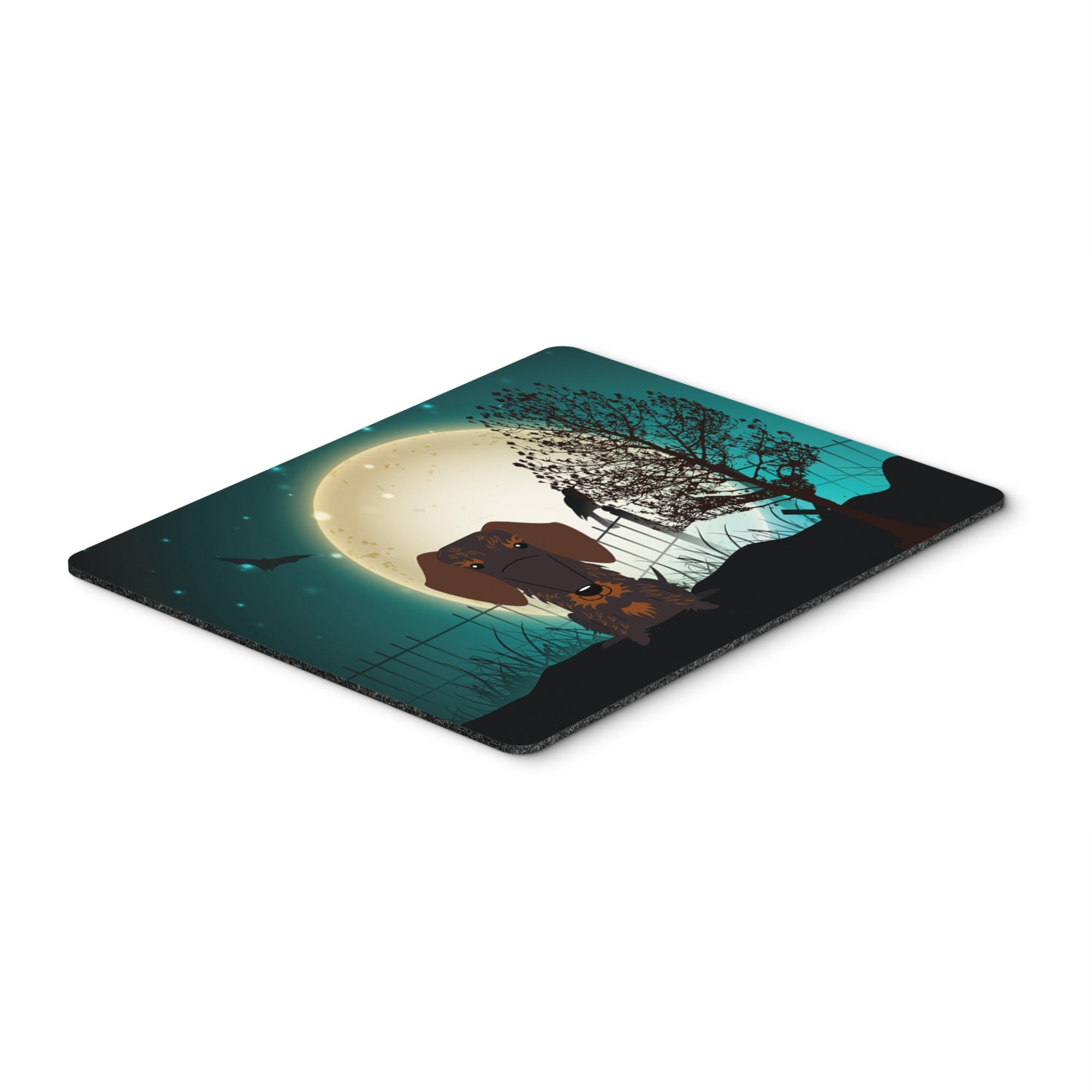 Caroline'S Treasures Halloween Wire Haired Dachshund Chocolate Mouse Pad,  Multicolor, 7.75X9.25 (Bb2319Mp)