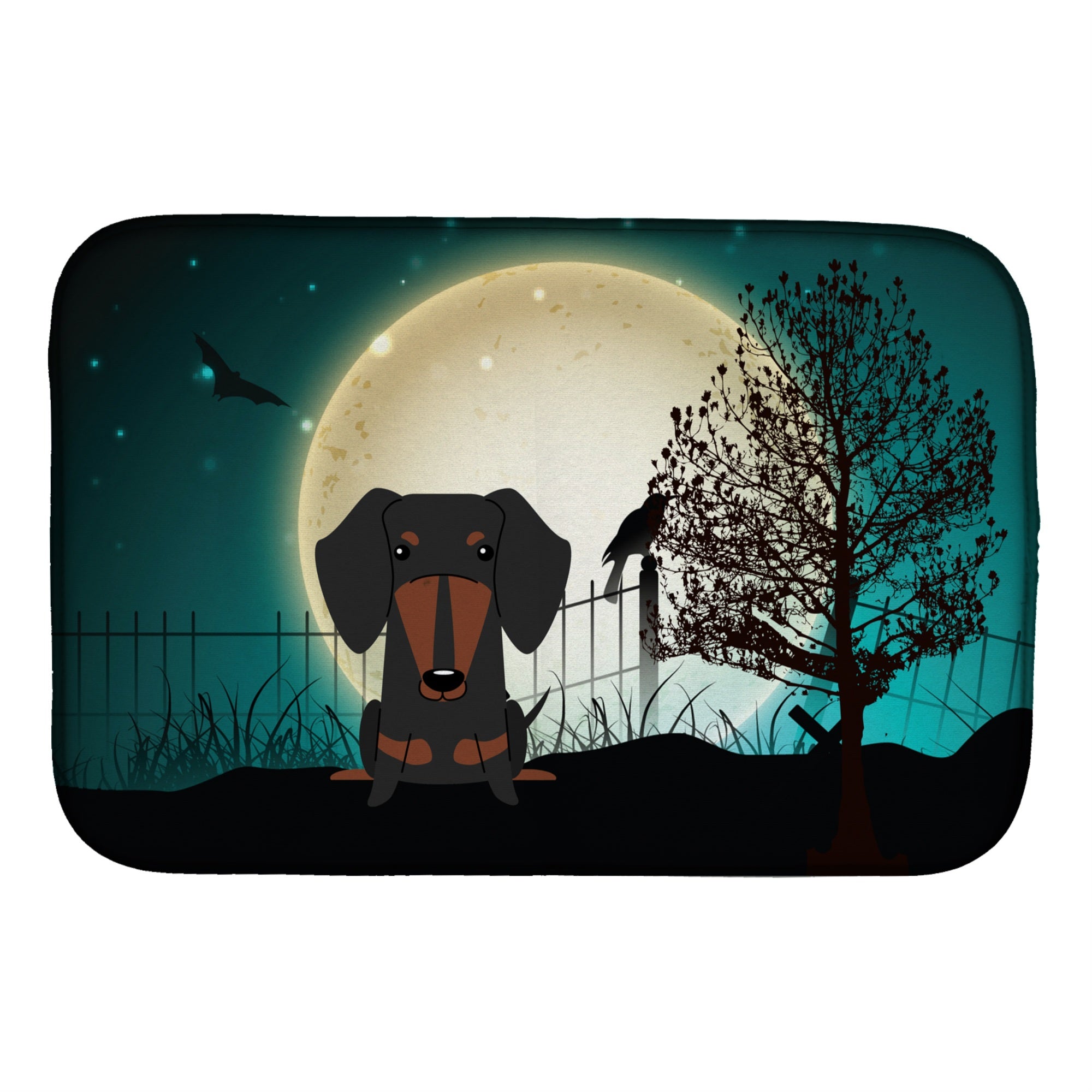 Caroline'S Treasures Bb2322Ddm Dish Drying Mat, 14 X 21, Halloween