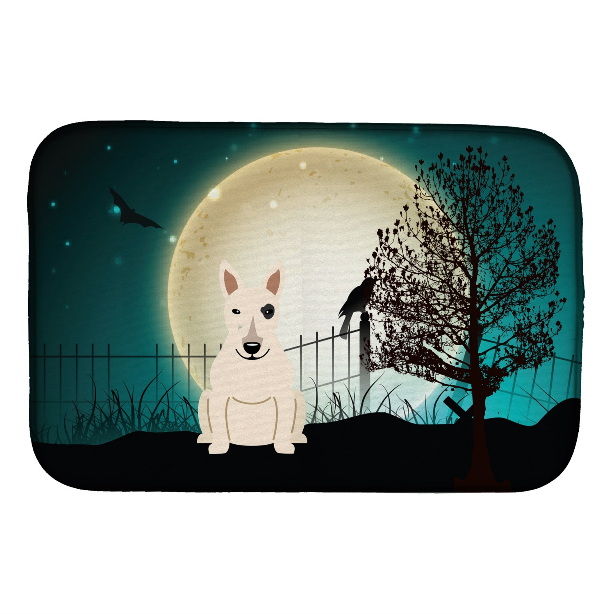 Caroline'S Treasures Bb2328Ddm Dish Drying Mat, 14 X 21, Halloween