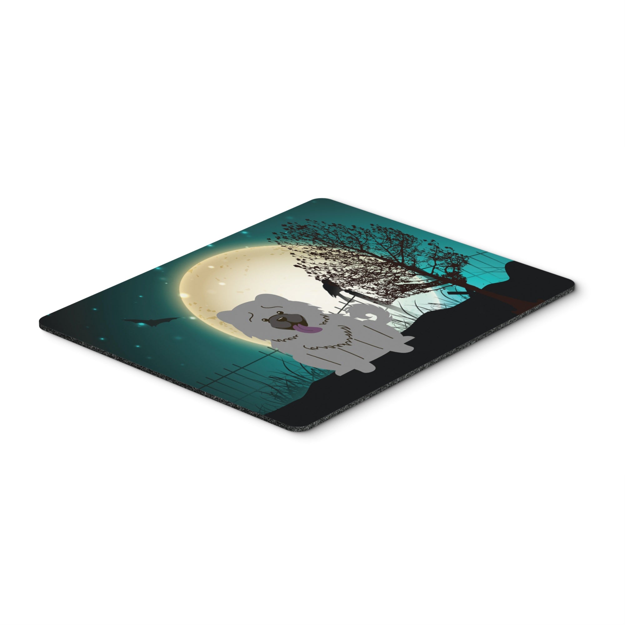 Caroline'S Treasures Halloween Scary Chow Chow Blue Mouse Pad,  Multicolor, 7.75X9.25 (Bb2329Mp)