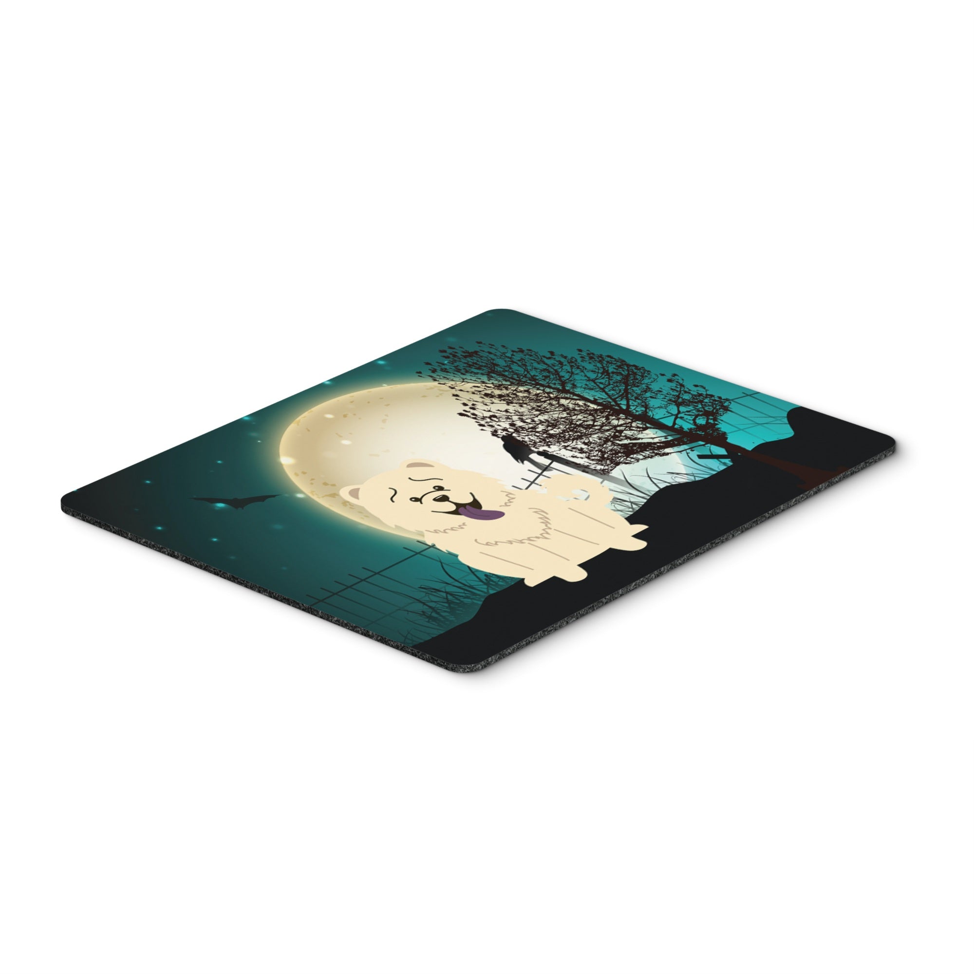 Caroline'S Treasures Halloween Scary Chow Chow White Mouse Pad,  Multicolor, 7.75X9.25 (Bb2330Mp)