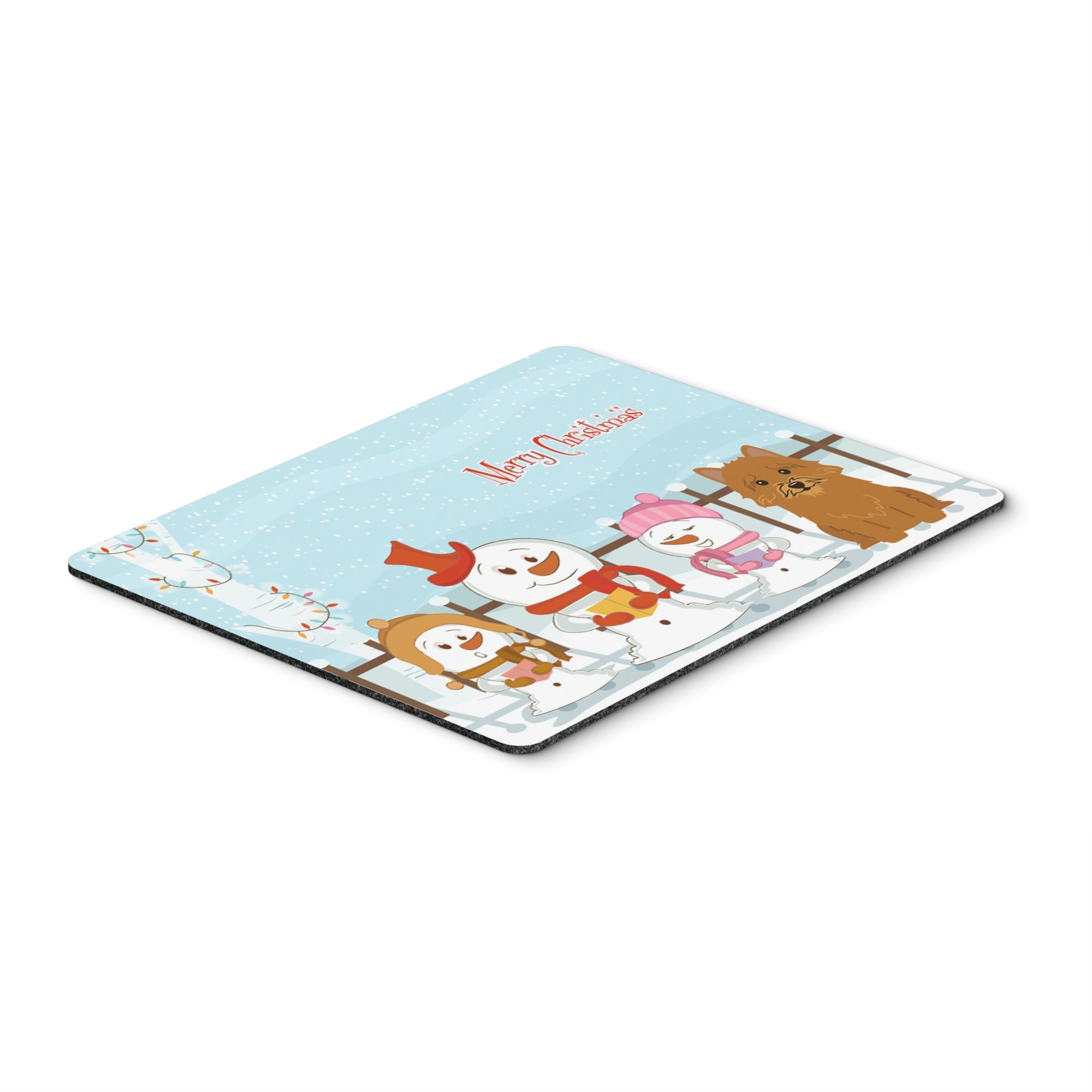 Caroline'S Treasures Merry Christmas Carolers Norwich Terrier Mouse Pad,  Multicolor, 7.75X9.25 (Bb2351Mp)