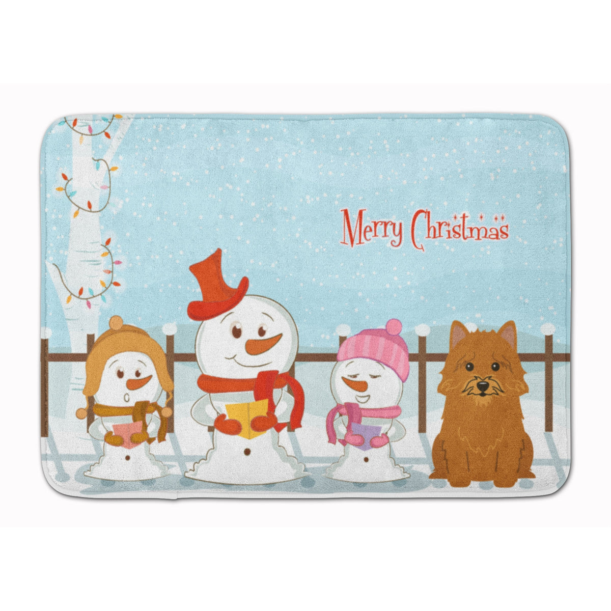 Caroline'S Treasures Merry Christmas Norwich Terrier, 19 X 27, Multicolor