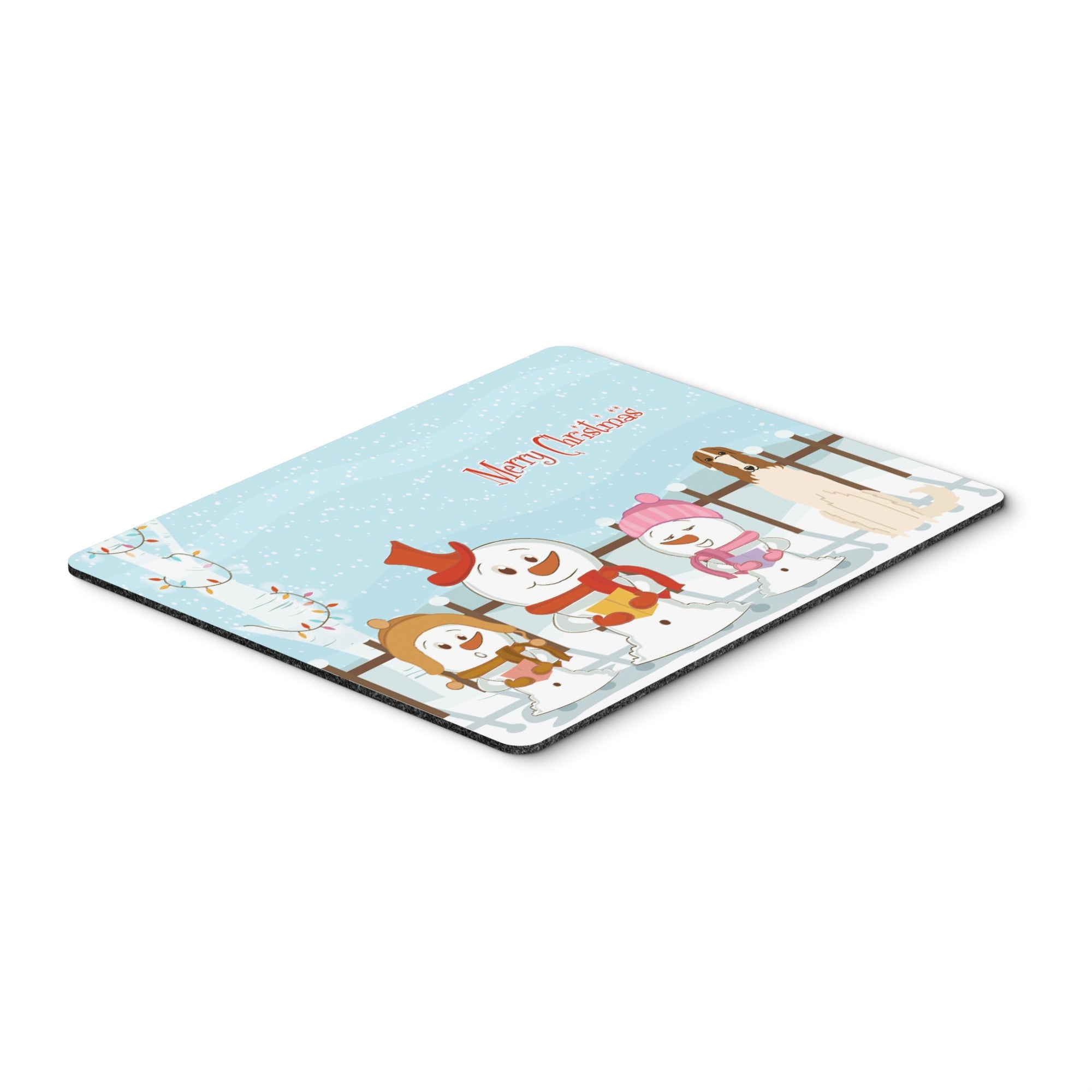 Caroline'S Treasures Merry Christmas Carolers Borzoi Mouse Pad,  Multicolor, 7.75X9.25 (Bb2354Mp)