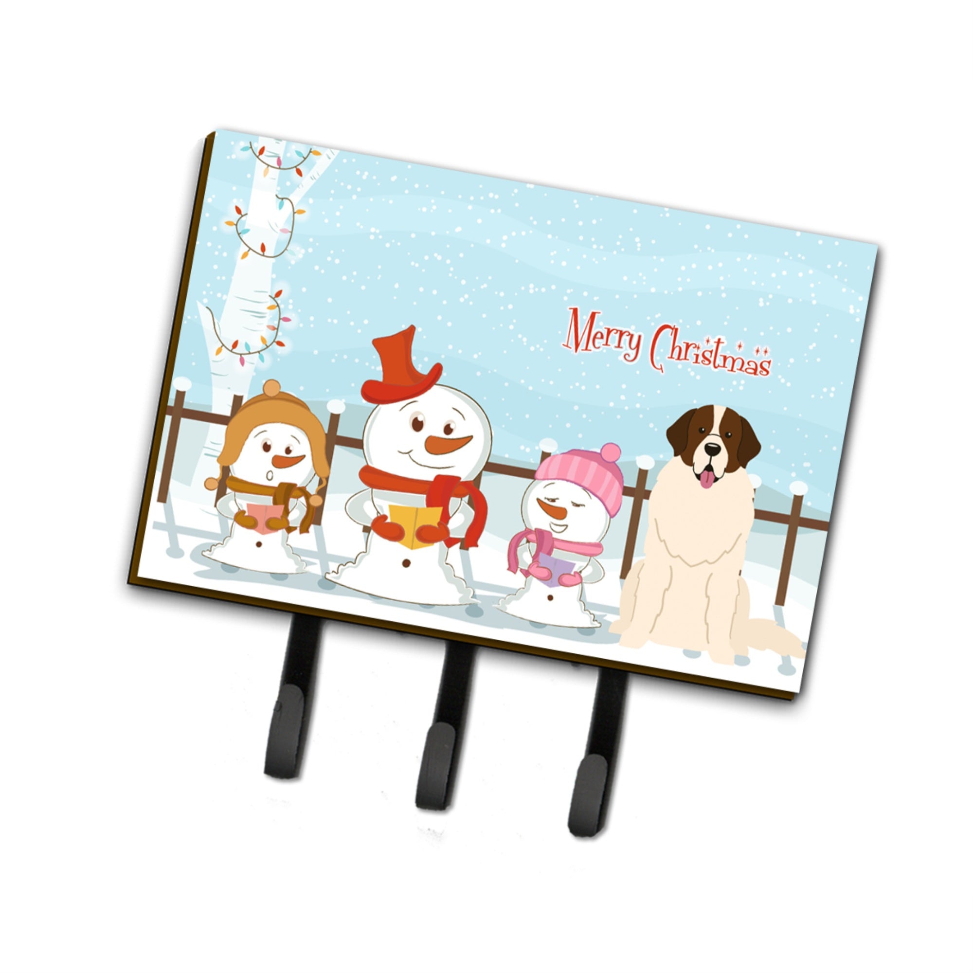 Caroline'S Treasures Christmas Carolers Merry Moscow Watchdog Leash Or Key Holder Bb2358Th68, Triple