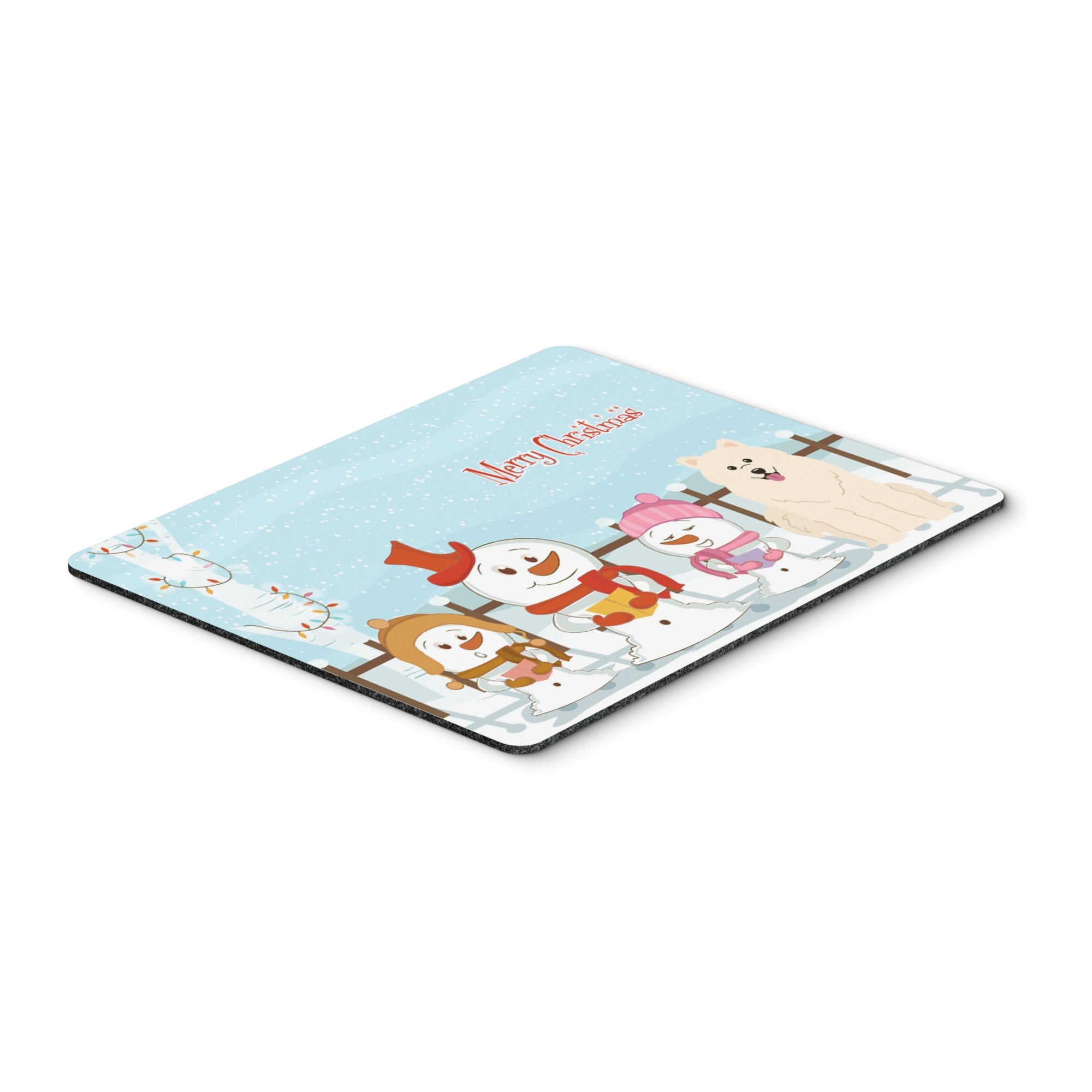 Caroline'S Treasures Merry Christmas Carolers Samoyed Mouse Pad,  Multicolor, 7.75X9.25 (Bb2361Mp)