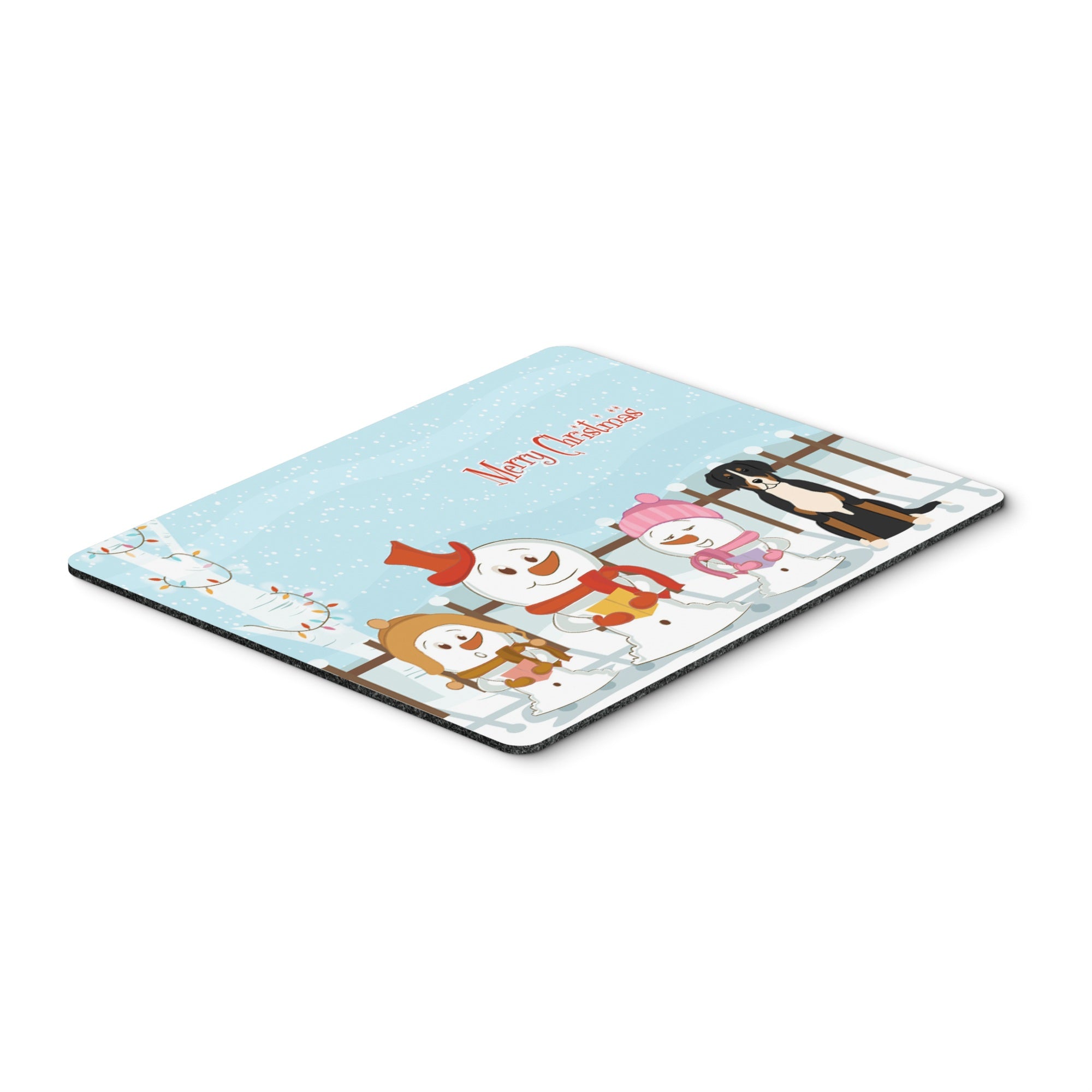 Caroline'S Treasures Merry Christmas Greater Swiss Mountain Dog Mouse Pad,  Multicolor, 7.75X9.25 (Bb2368Mp)