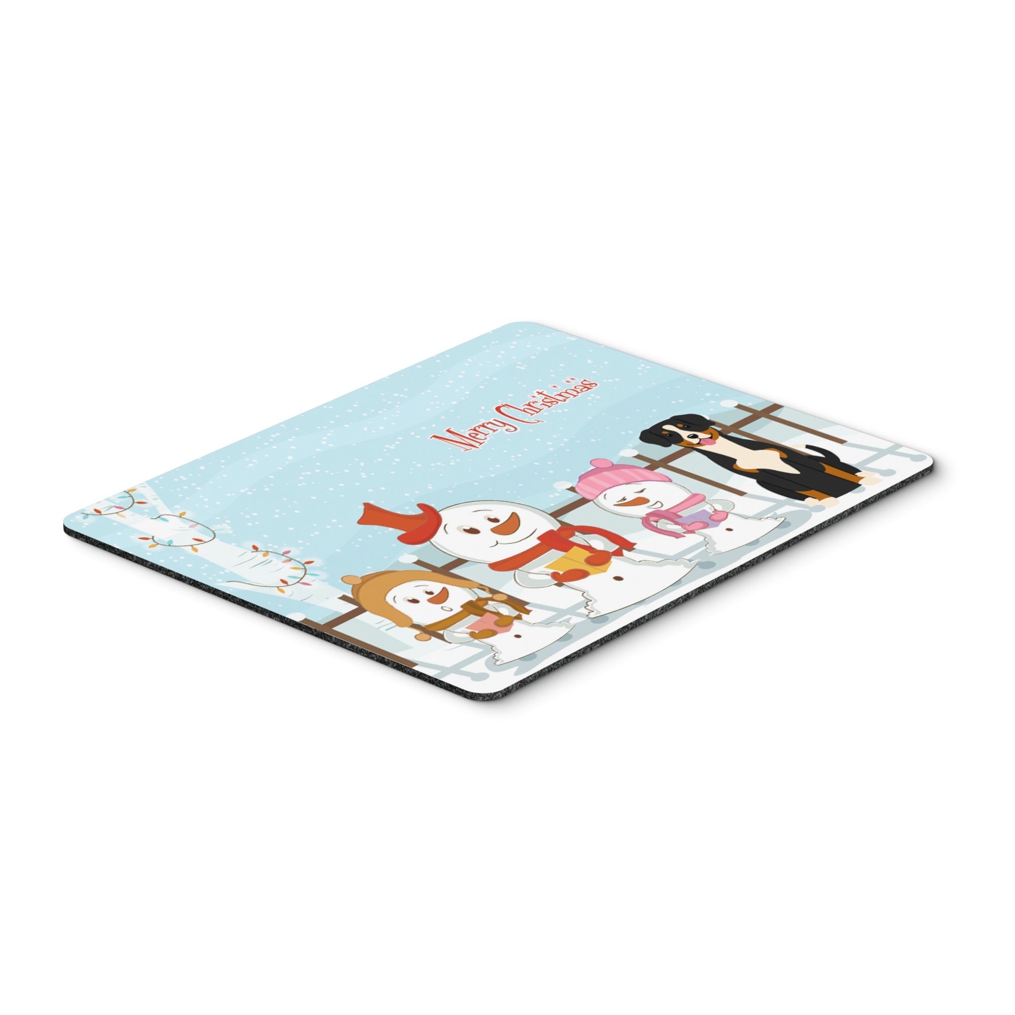 Caroline'S Treasures Merry Christmas Carolers Entlebucher Mouse Pad,  Multicolor, 7.75X9.25 (Bb2369Mp)