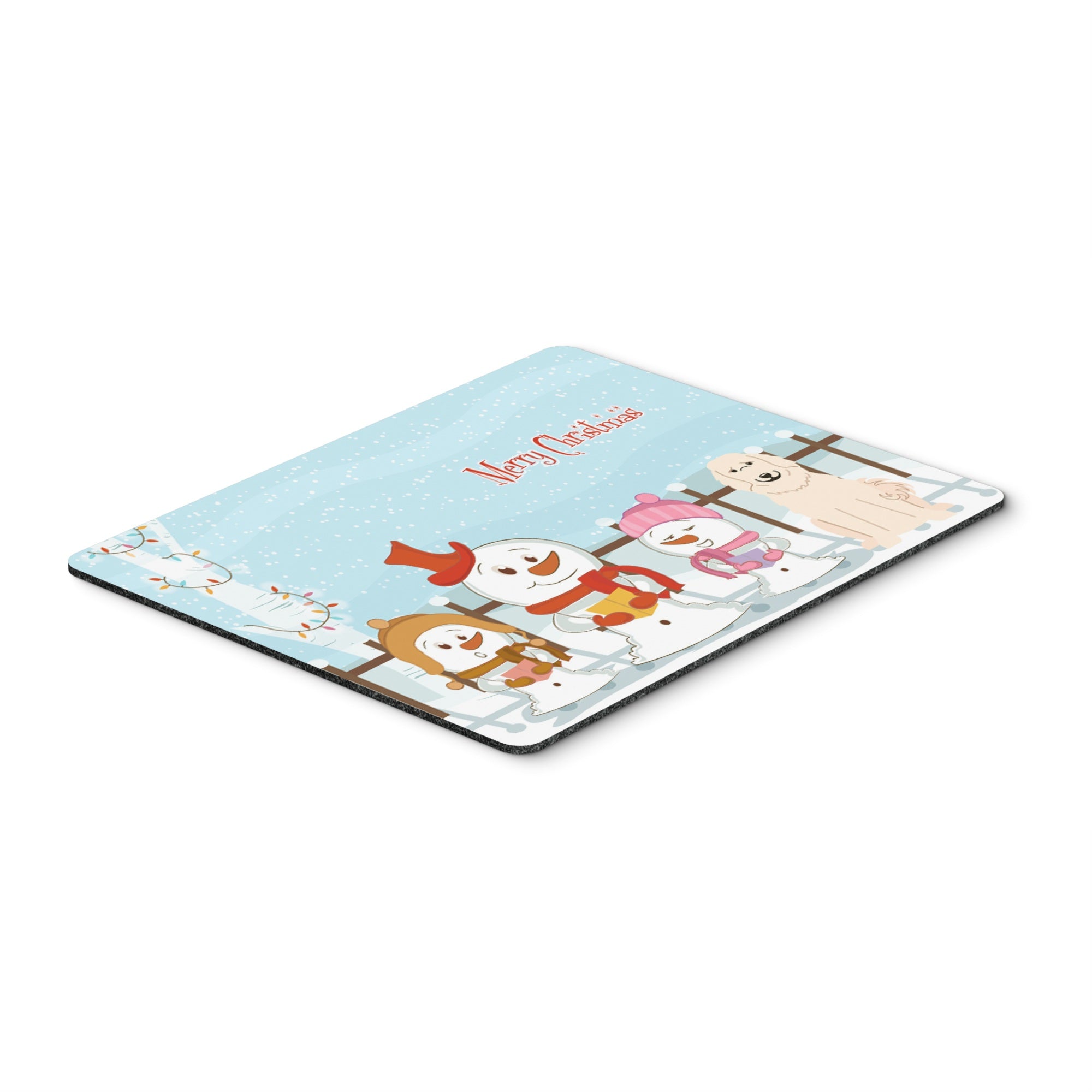 Caroline'S Treasures Merry Christmas Carolers Great Pyrenees Mouse Pad,  Multicolor, 7.75X9.25 (Bb2414Mp)