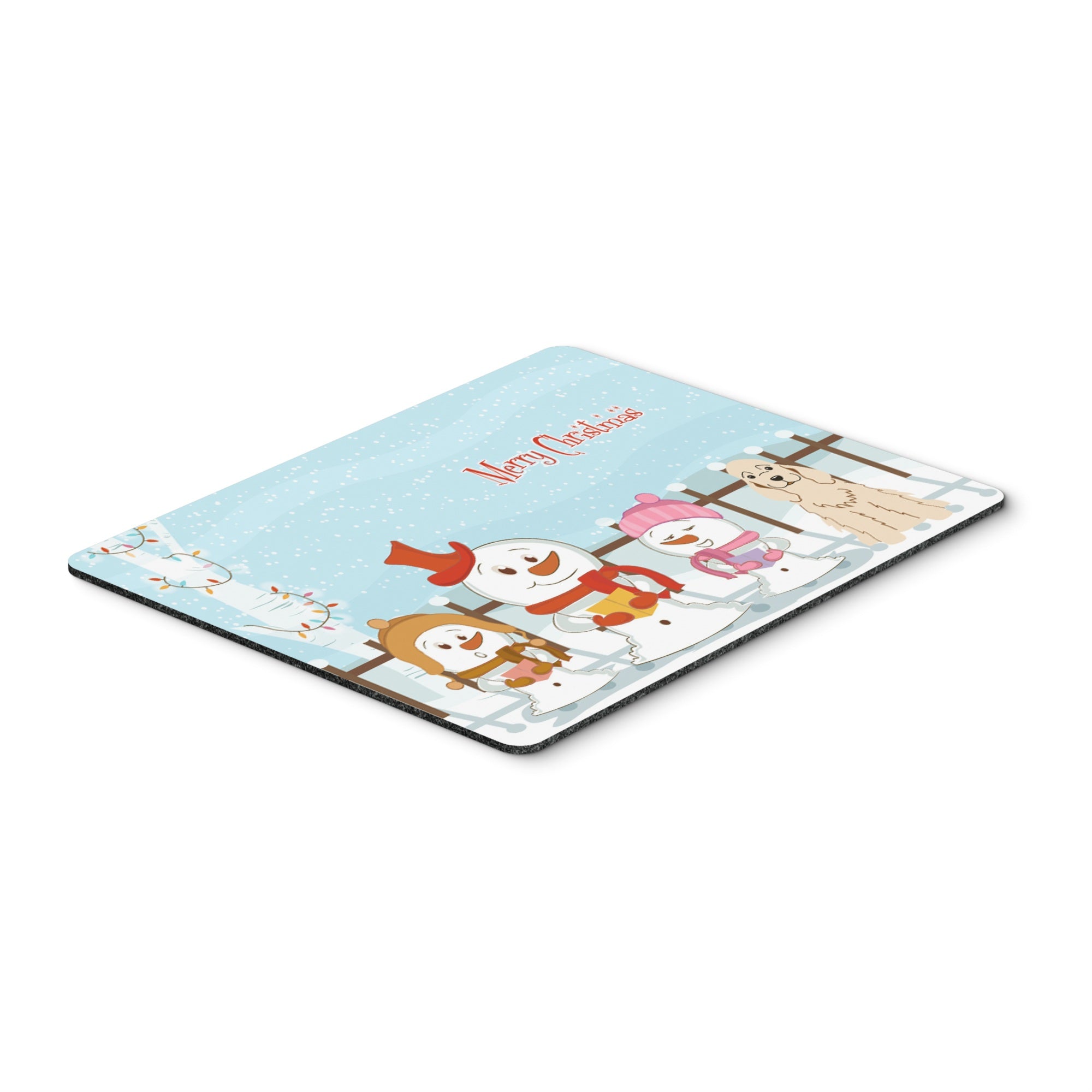 Caroline'S Treasures Merry Christmas Carolers Cocker Spaniel Buff Mouse Pad,  Multicolor, 7.75X9.25 (Bb2425Mp)