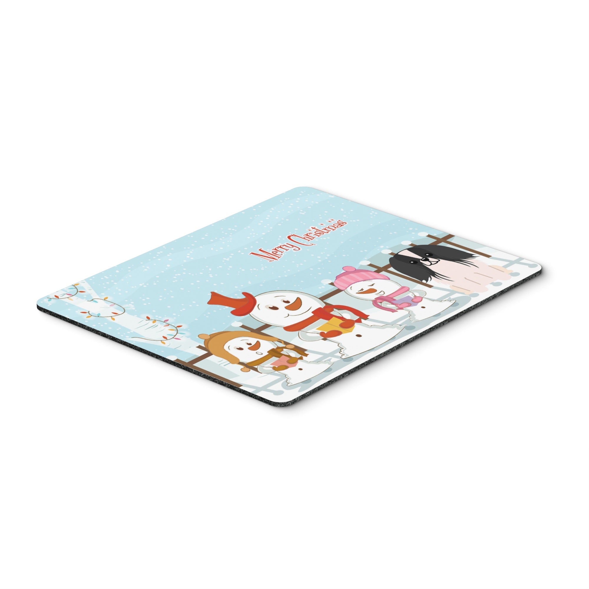 Caroline'S Treasures Merry Christmas Pekingese Black White Mouse Pad,  Multicolor, 7.75X9.25 (Bb2436Mp)