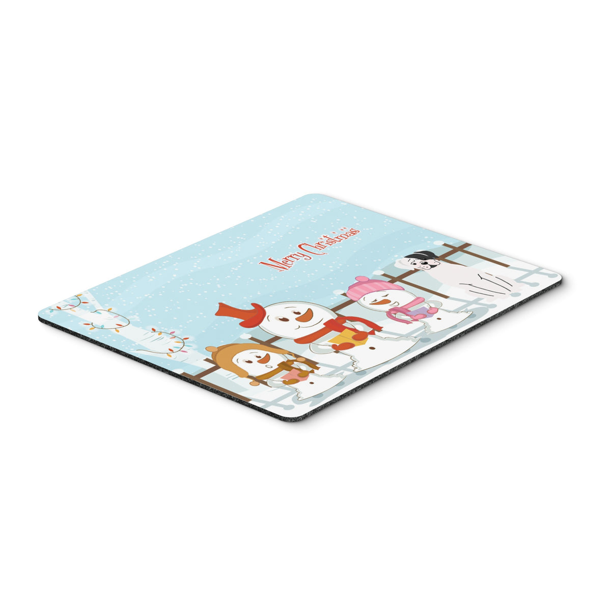 Caroline'S Treasures Merry Christmas Carolers White Boxer Cooper Mouse Pad,  Multicolor, 7.75X9.25 (Bb2445Mp)
