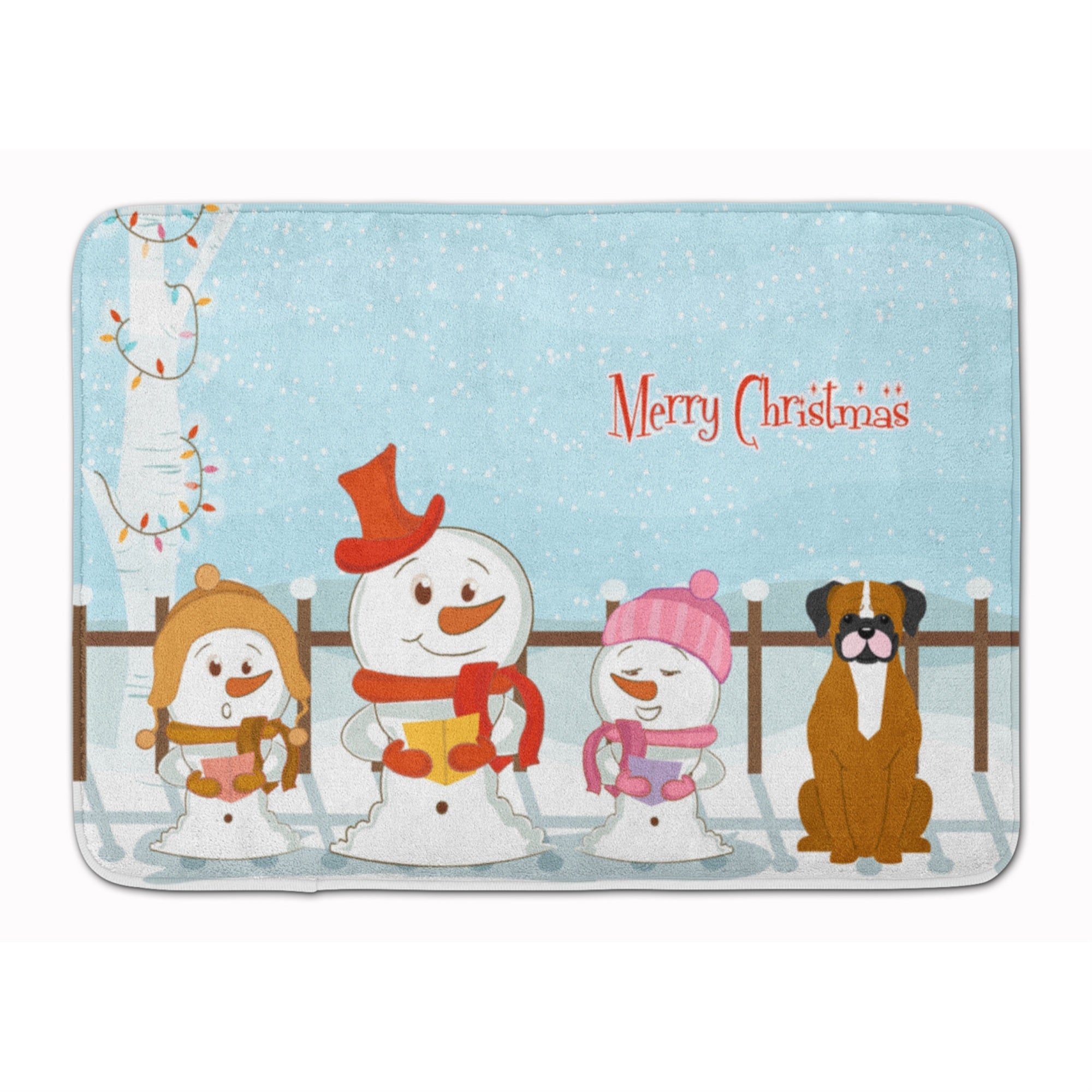 Caroline'S Treasures Merry Christmas Flashy Fawn Boxer, 19 X 27, Multicolor