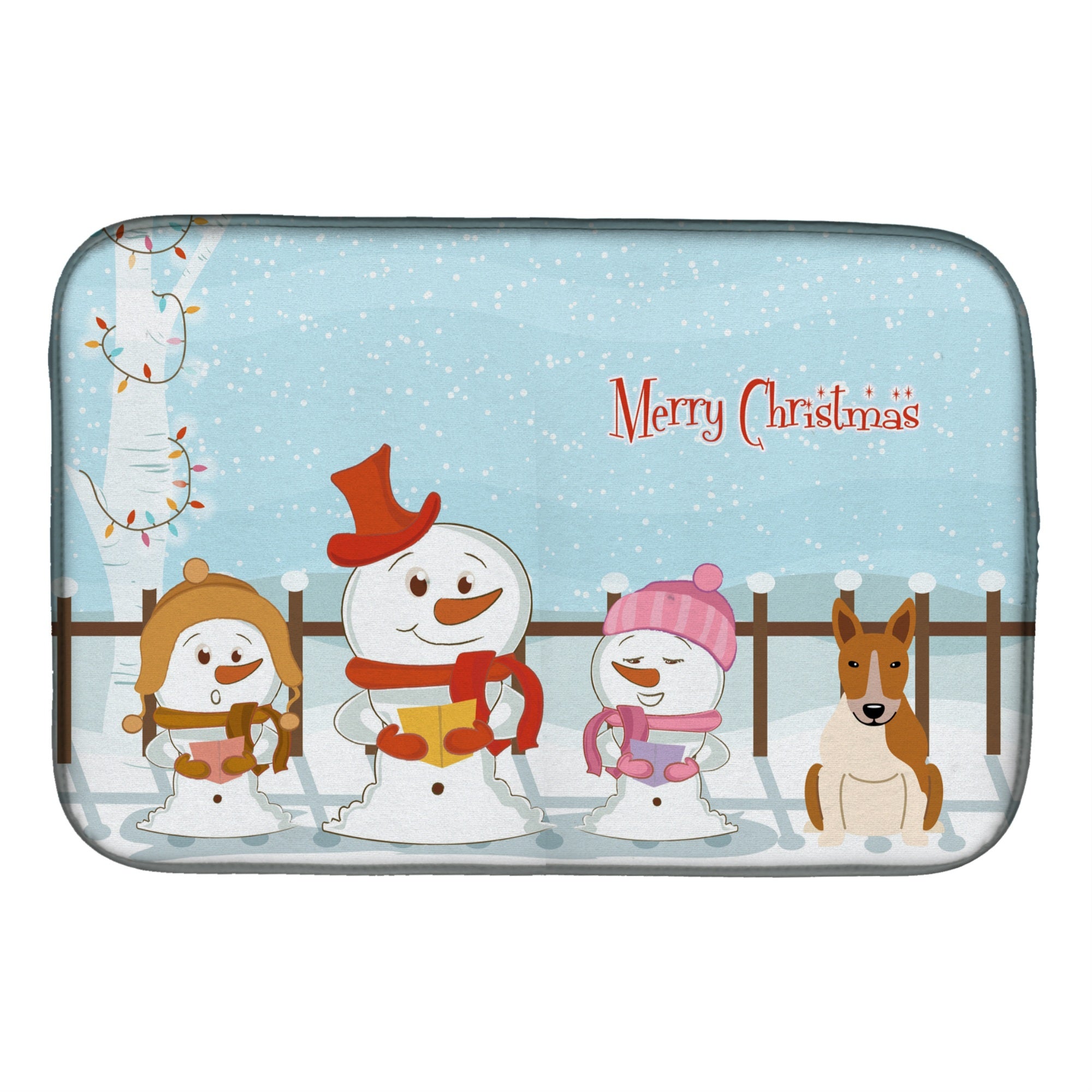 Caroline'S Treasures Bb2466Ddm Dish Drying Mat, 14 X 21, Christmas Carolers