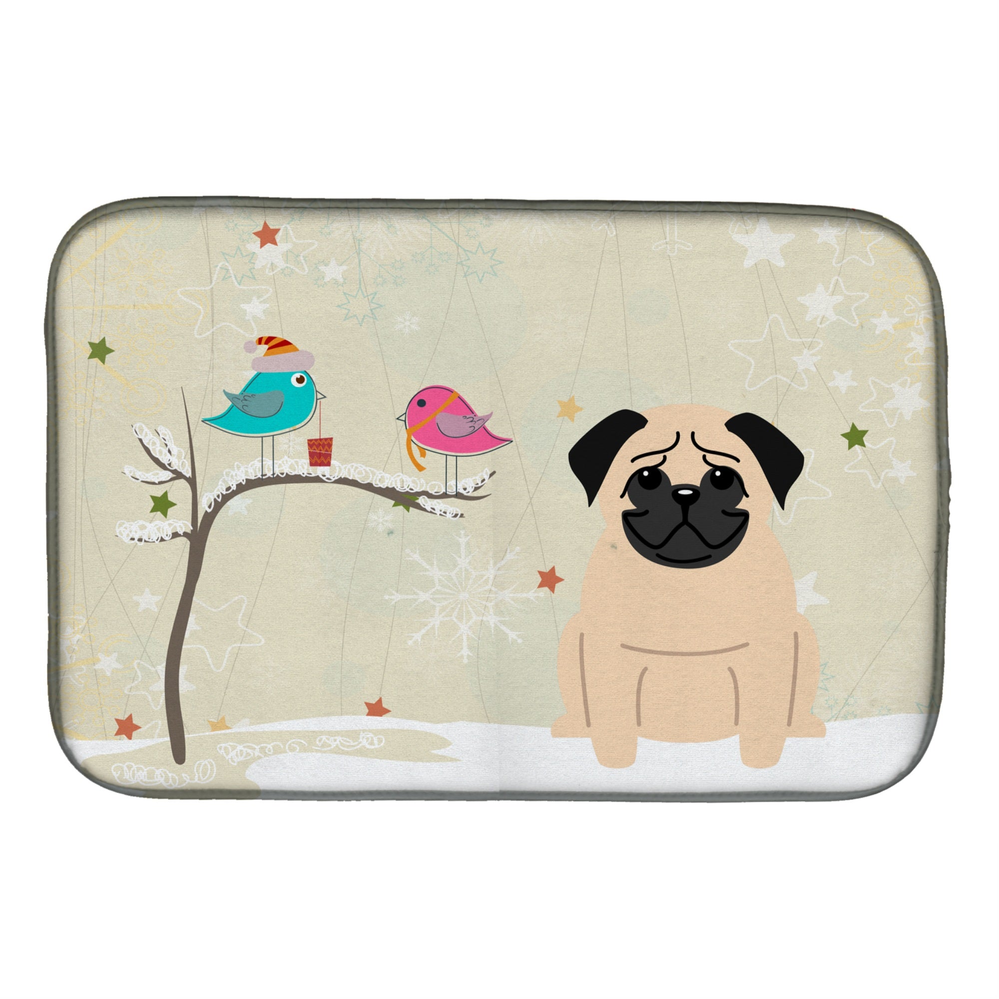 Caroline'S Treasures Bb2480Ddm Dish Drying Mat, 14 X 21, Christmas Presents