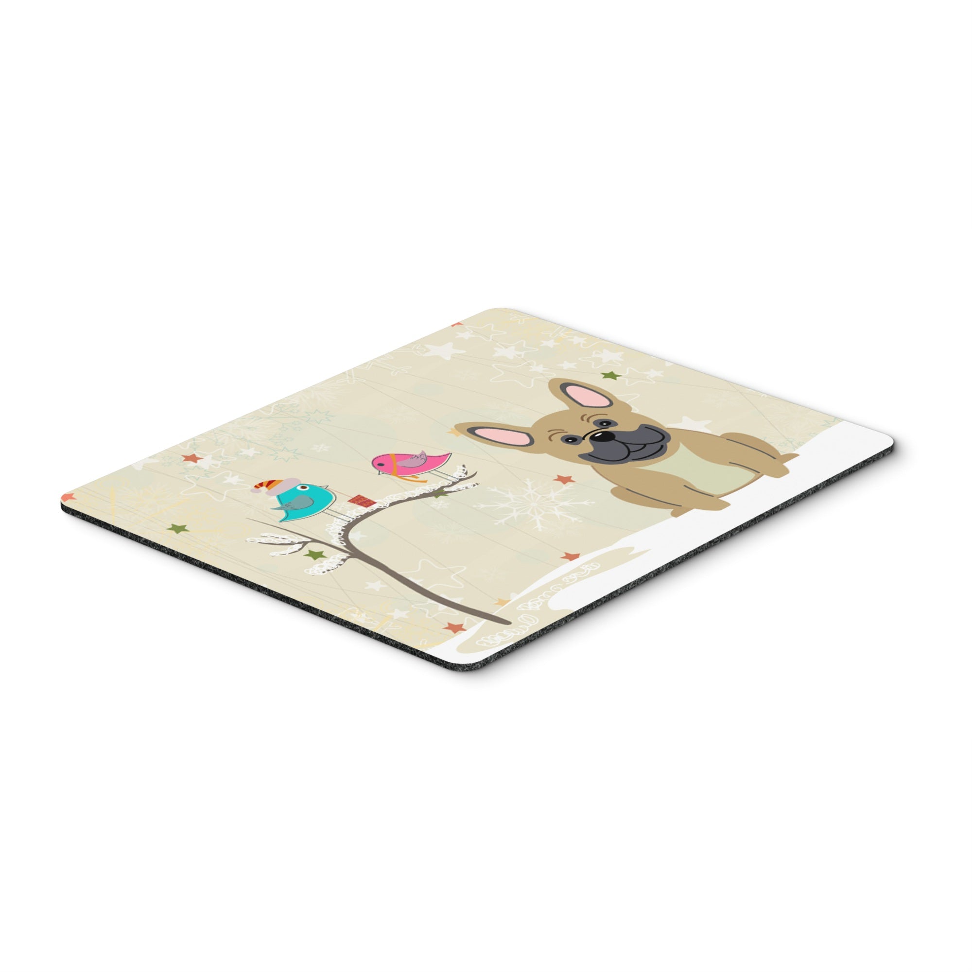 Caroline'S Treasures Christmas Presents, French Bulldog Cream Mouse Pad,  Multicolor, 7.75X9.25 (Bb2482Mp)