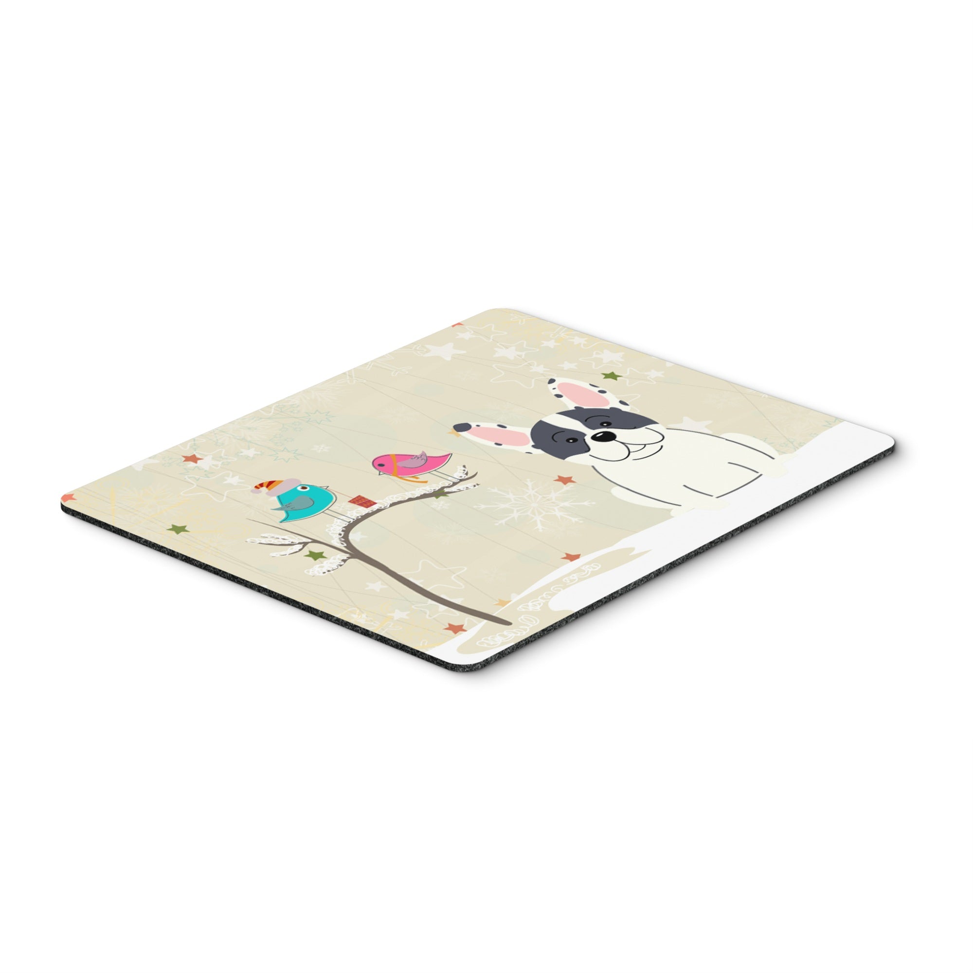 Caroline'S Treasures Christmas Presents, French Bulldog Piebald Mouse Pad,  Multicolor, 7.75X9.25 (Bb2483Mp)