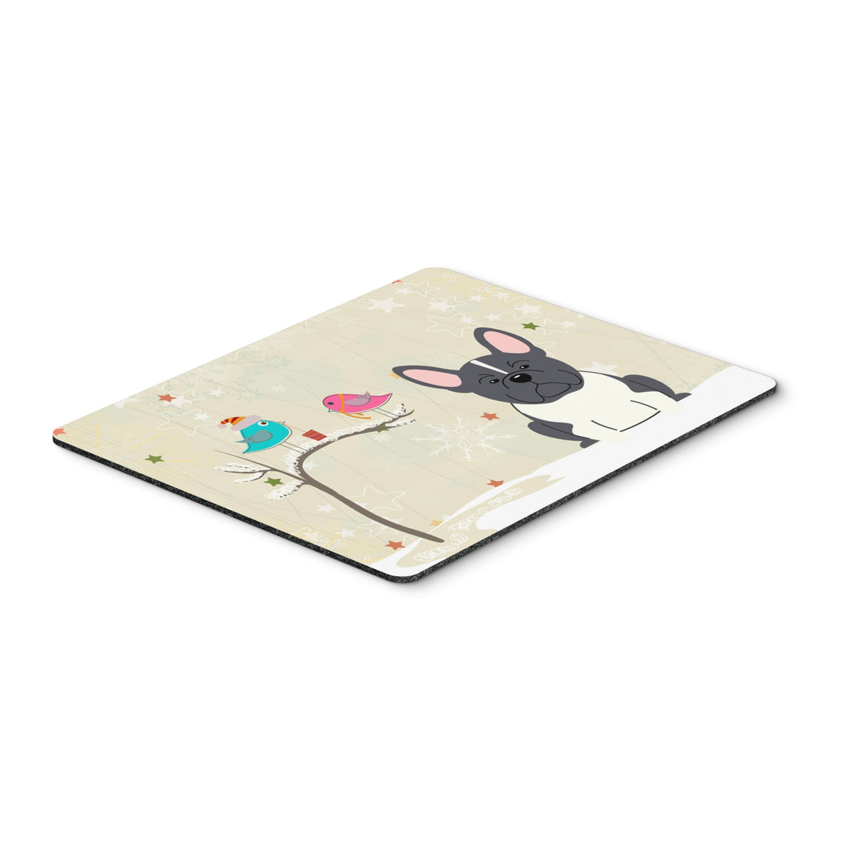 Caroline'S Treasures Christmas Presents, French Bulldog Mouse Pad,  Multicolor, 7.75X9.25 (Bb2484Mp)