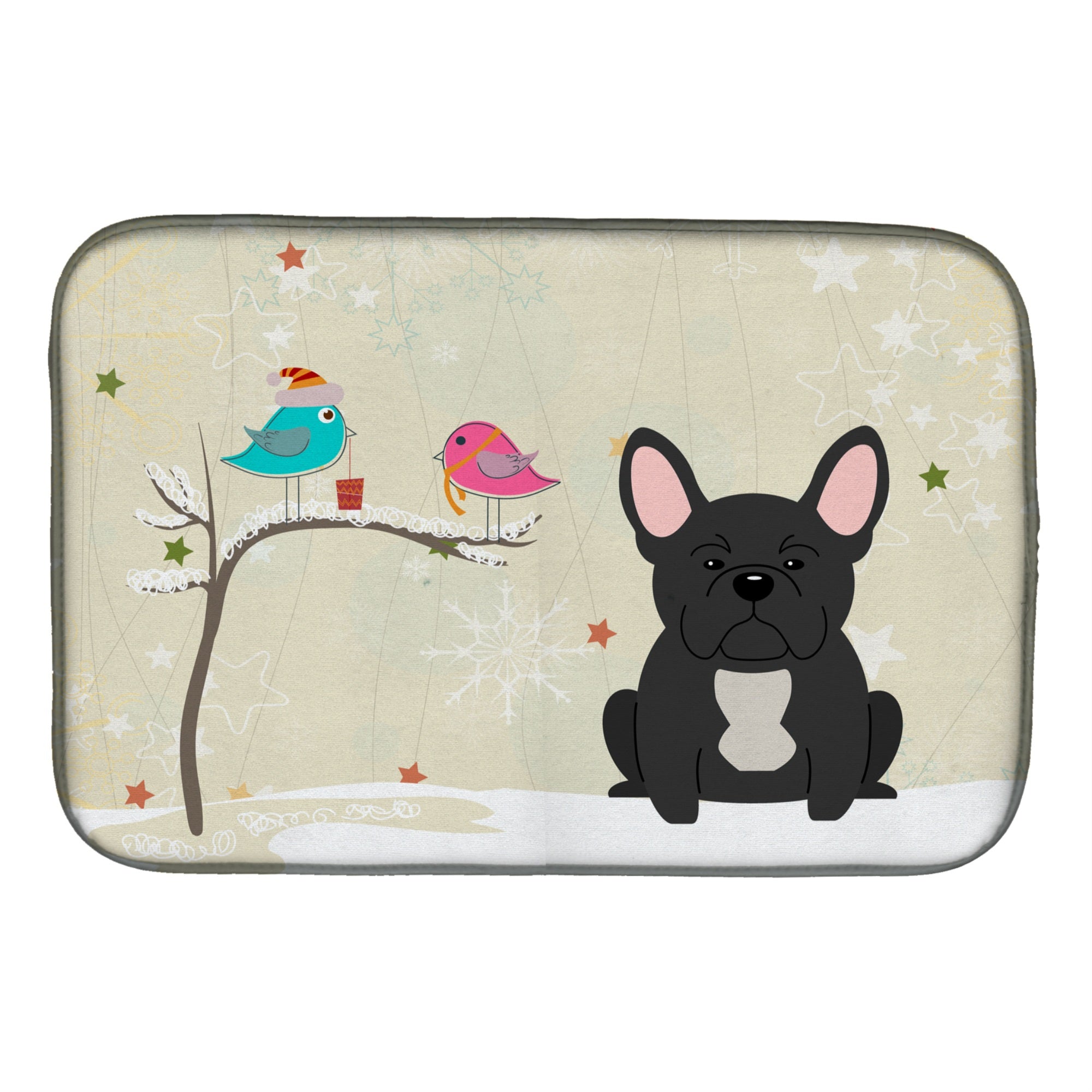 Caroline'S Treasures Bb2486Ddm Dish Drying Mat, 14 X 21, Christmas Presents