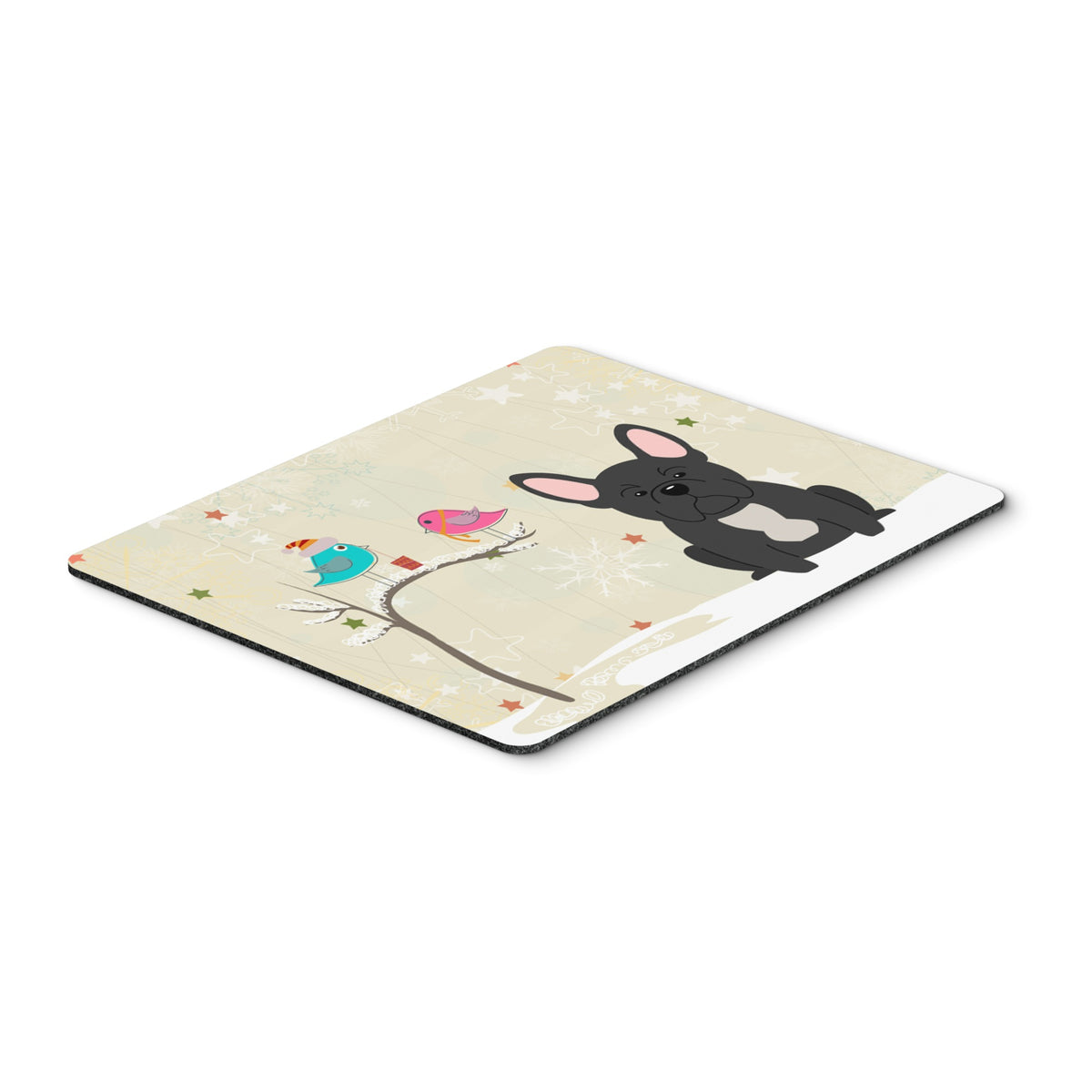 Caroline'S Treasures Christmas Presents, French Bulldog Black Mouse Pad,  Multicolor, 7.75X9.25 (Bb2486Mp)