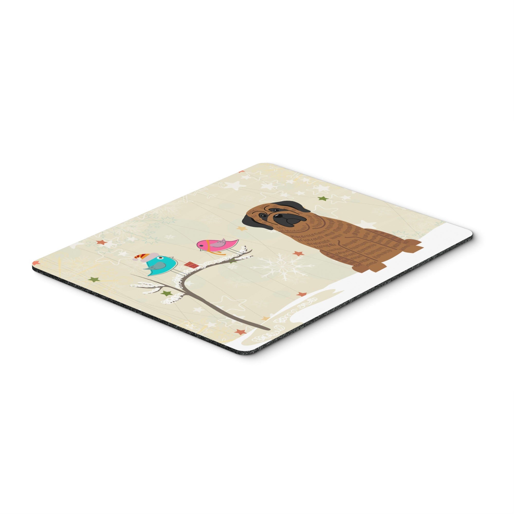 Caroline'S Treasures Christmas Presents, Mastiff Brindle Mouse Pad,  Multicolor, 7.75X9.25 (Bb2487Mp)