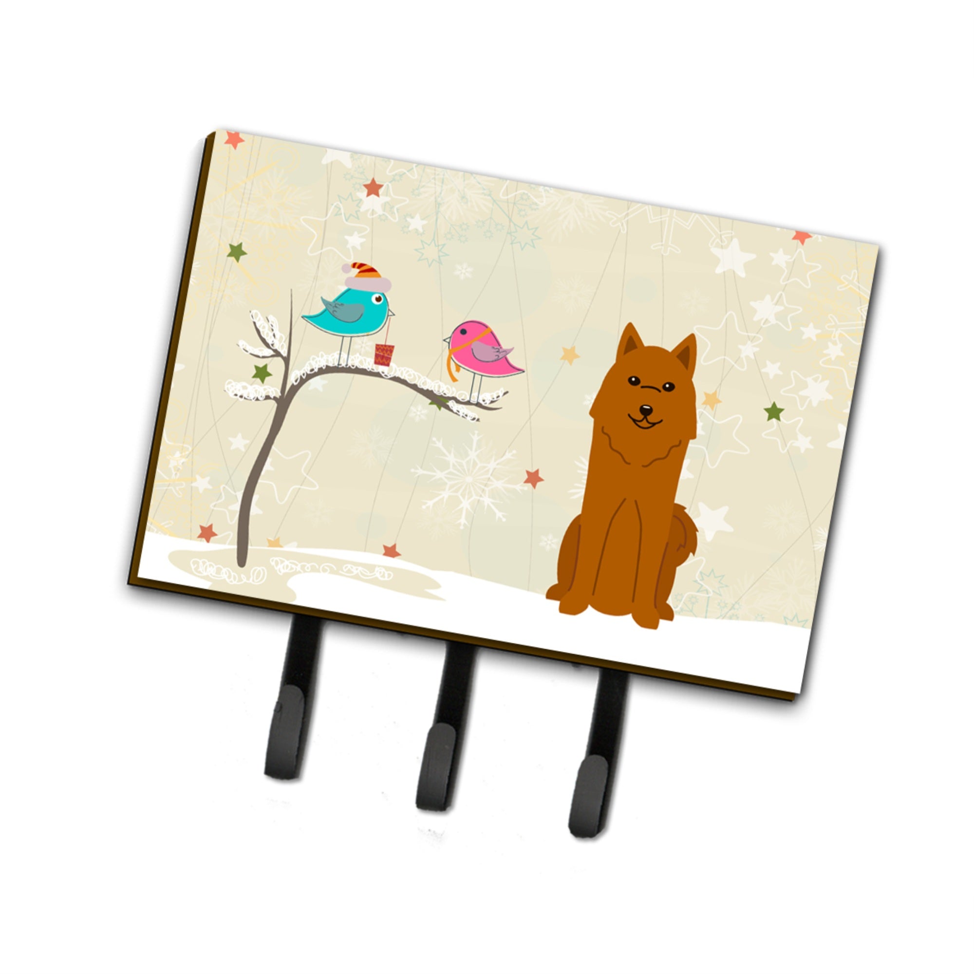 Caroline'S Treasures Christmas Presents Friends Karelian Bear Dog Leash Or Key Holder Bb2494Th68, Triple