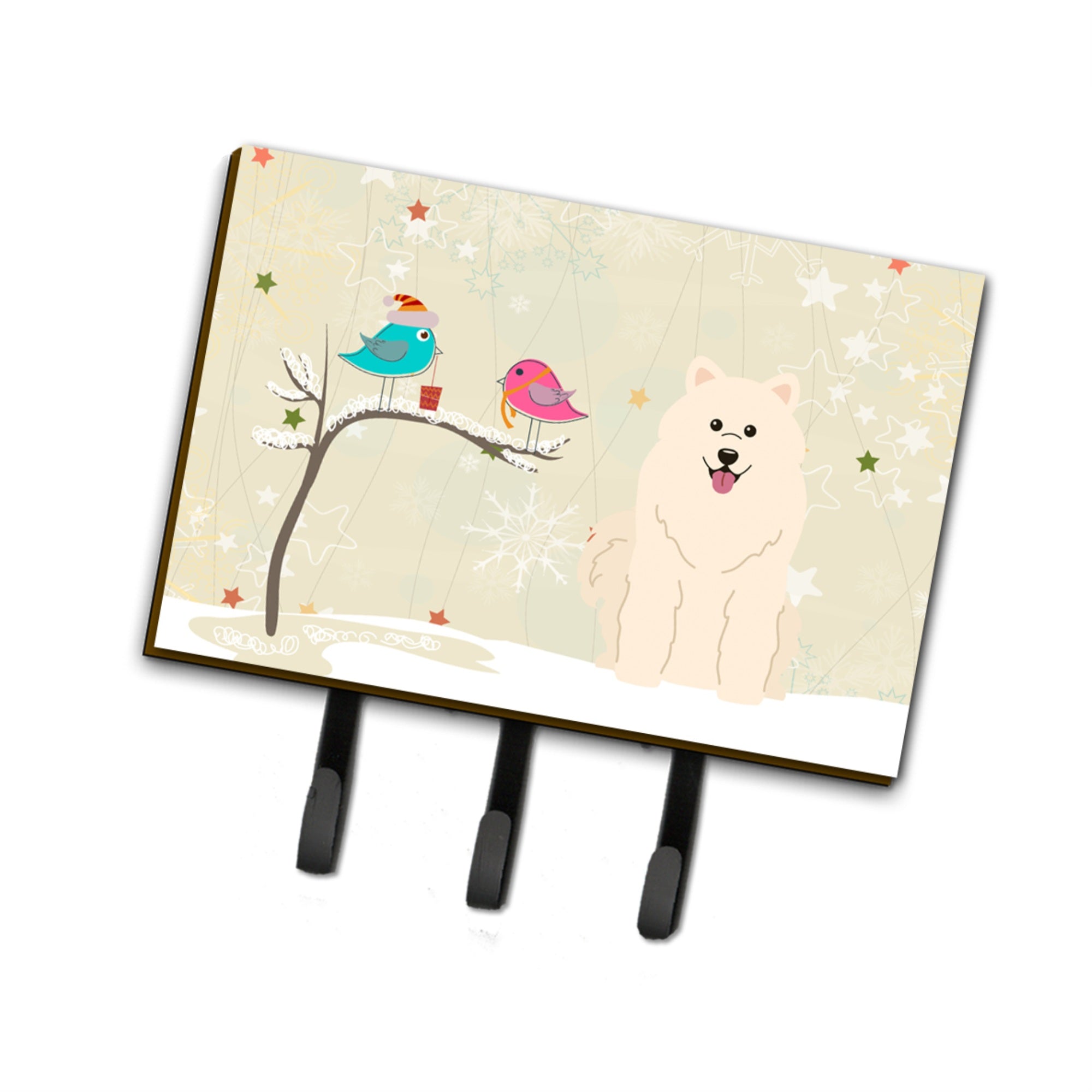 Caroline'S Treasures Christmas Presents Friends Samoyed Leash Or Key Holder Bb2502Th68, Triple