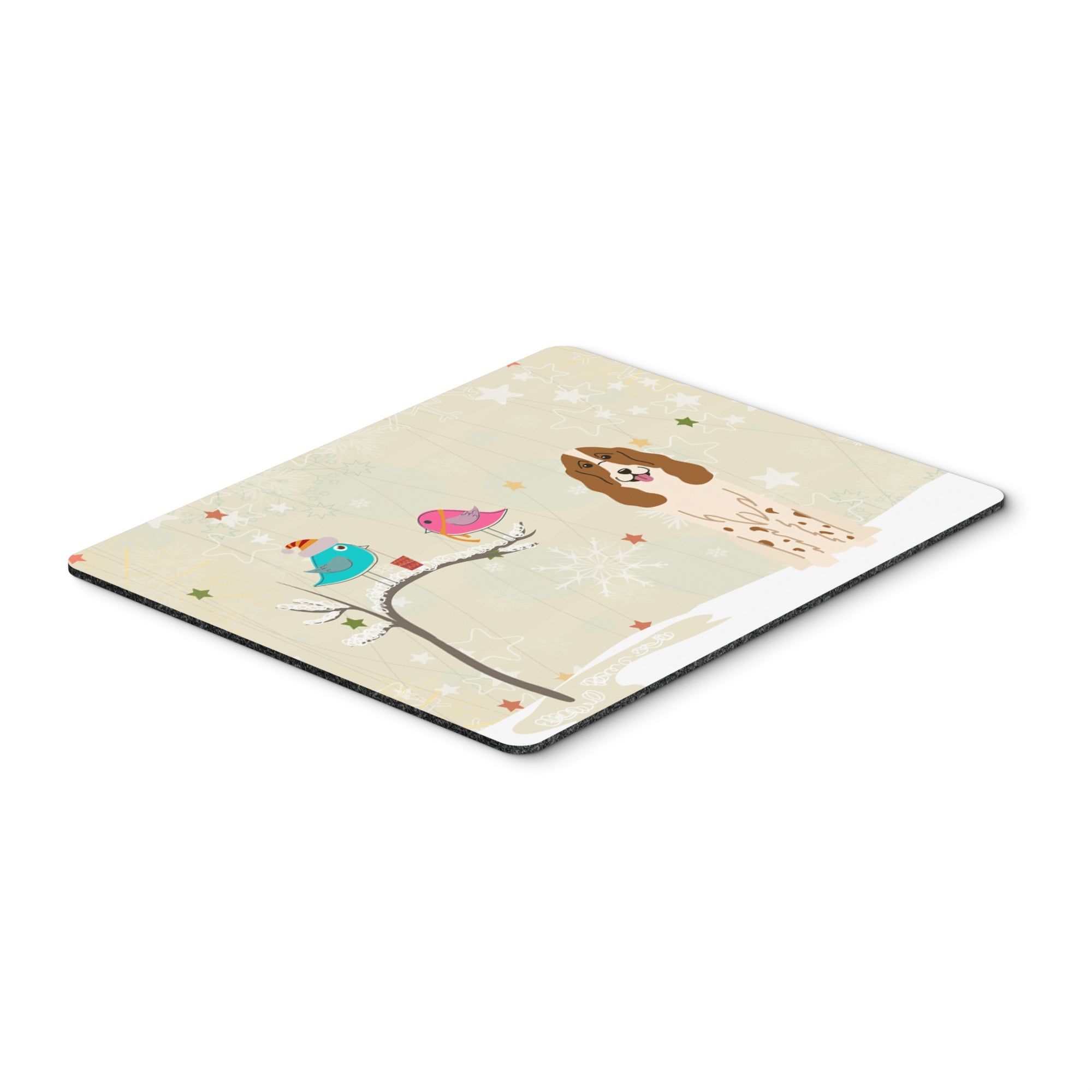 Caroline'S Treasures Christmas Presents, Russian Spaniel Mouse Pad,  Multicolor, 7.75X9.25 (Bb2503Mp)