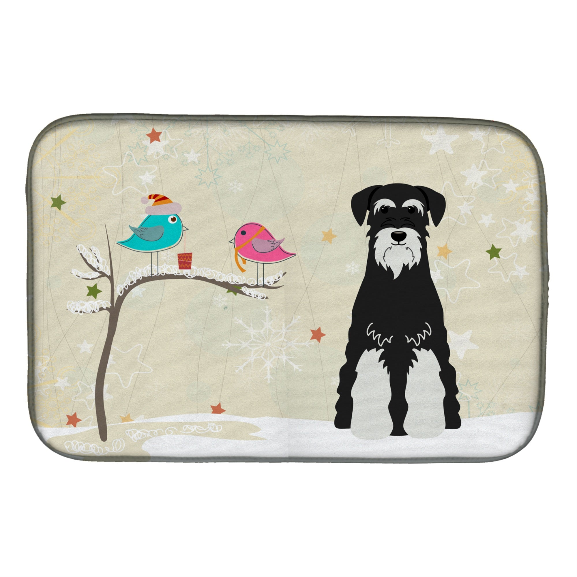 Caroline'S Treasures Bb2505Ddm Dish Drying Mat, 14 X 21, Christmas Presents