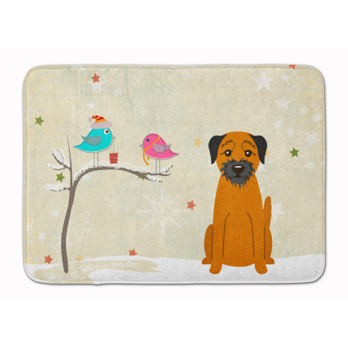 Caroline'S Treasures Christmas Presents Border Terrier, 19 X 27, Multicolor