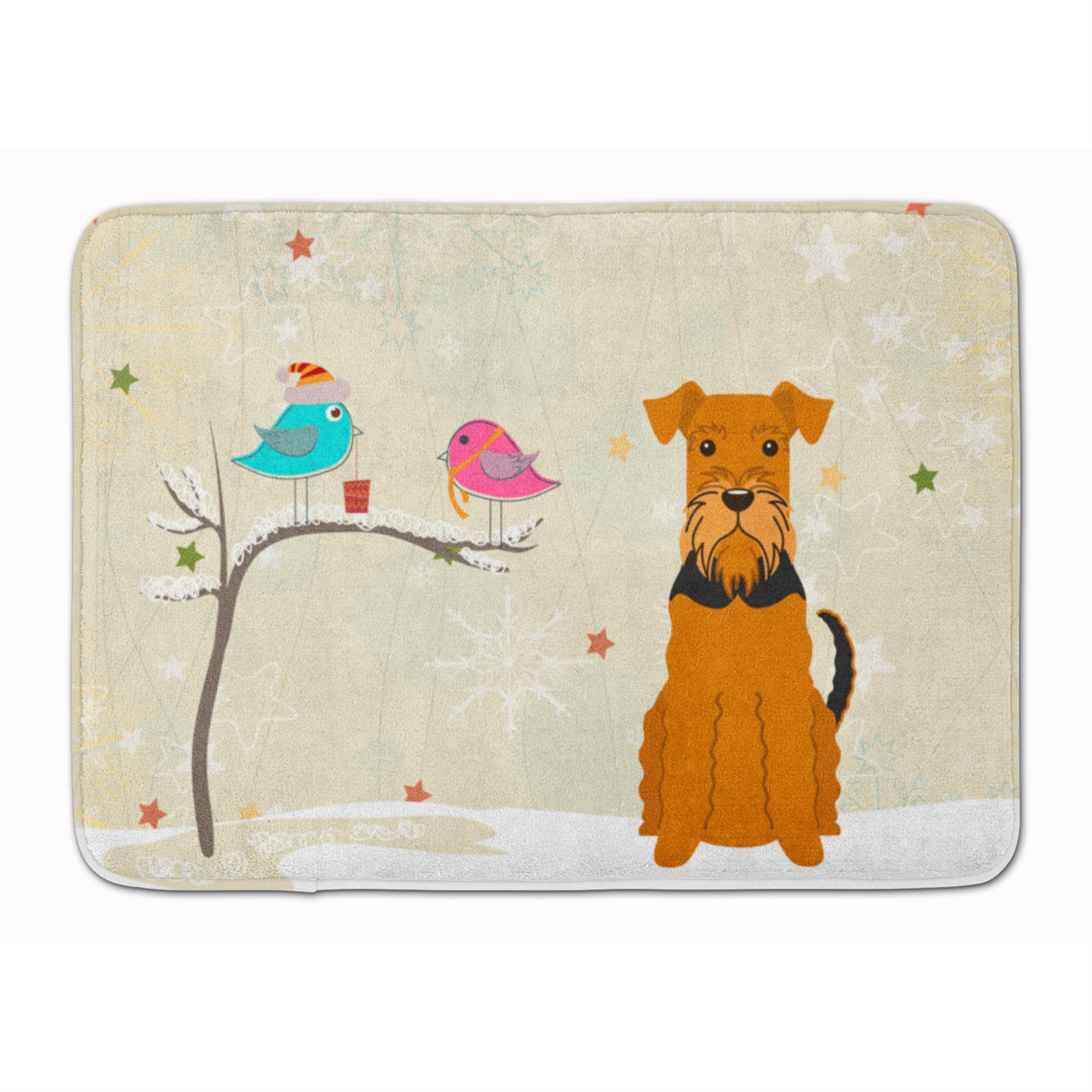 Caroline'S Treasures Christmas Presents Friends Airedale, 19 X 27, Multicolor