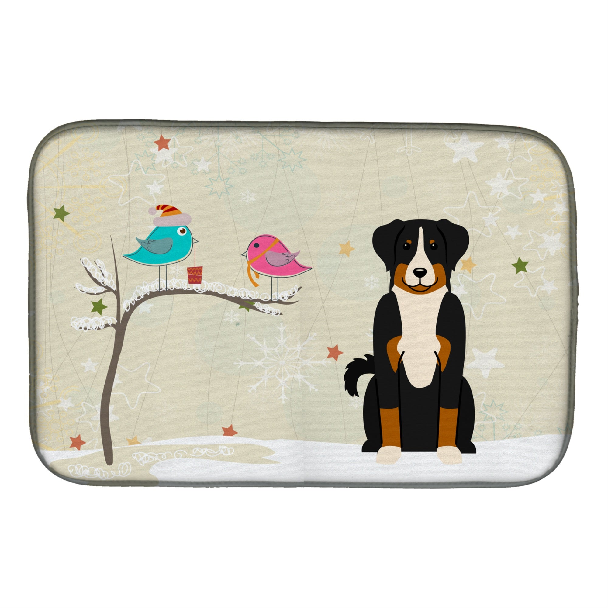 Caroline'S Treasures Bb2515Ddm Dish Drying Mat, 14 X 21, Christmas Presents