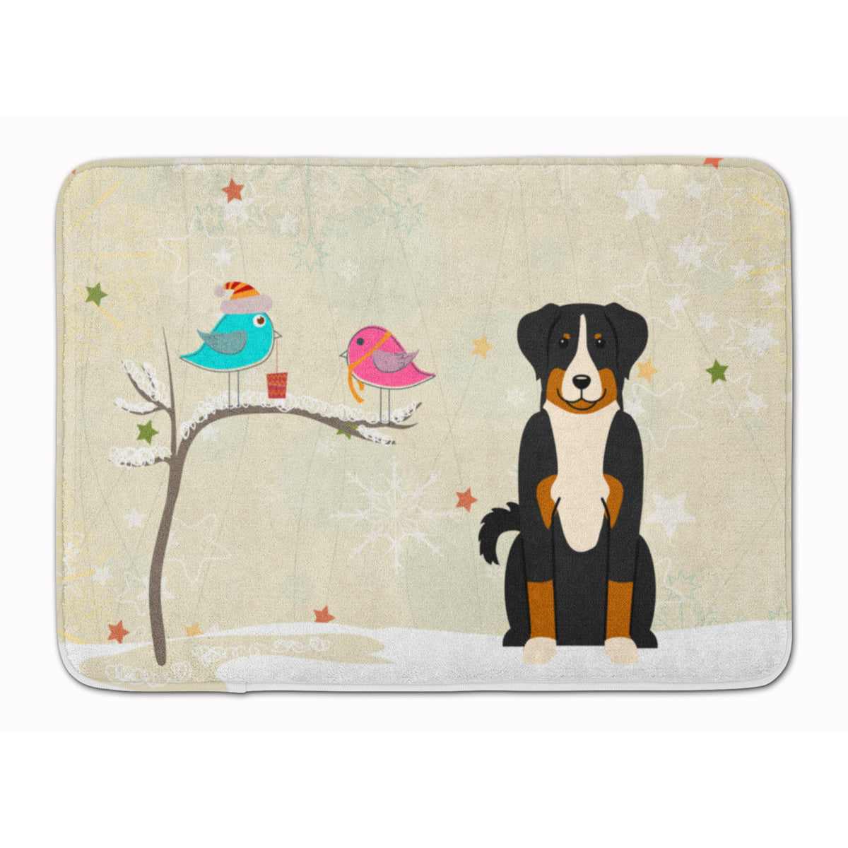 Caroline'S Treasures Christmas Appenzeller Sennenhund, 19 X 27, Multicolor