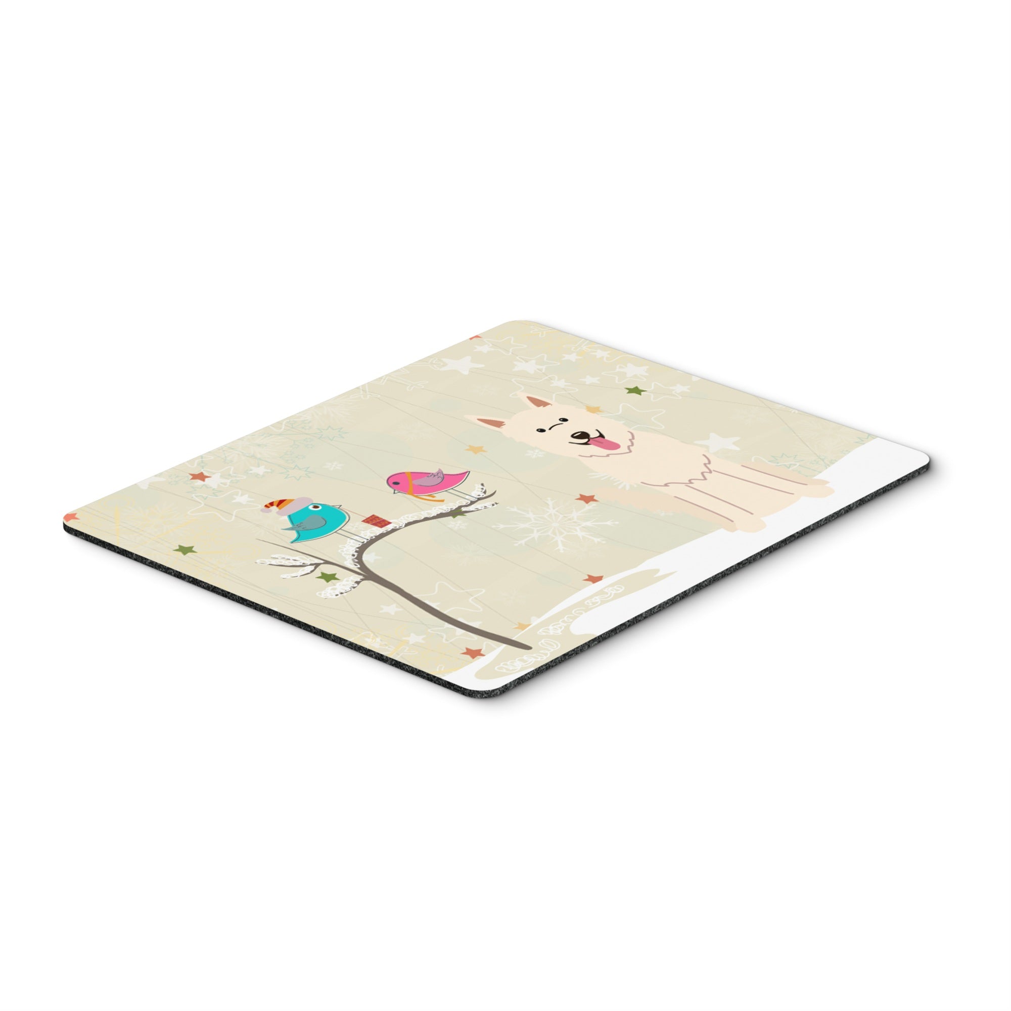 Caroline'S Treasures Christmas Presents, White German Shepherd Mouse Pad,  Multicolor, 7.75X9.25 (Bb2517Mp)