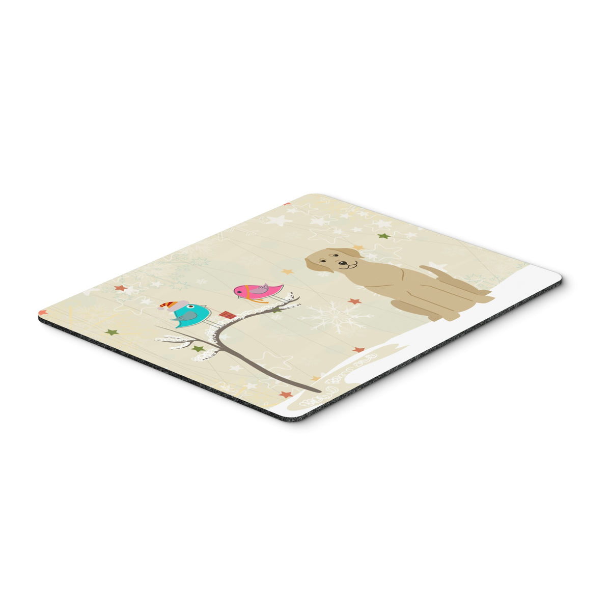 Caroline'S Treasures Christmas Presents, Yellow Labrador Mouse Pad,  Multicolor, 7.75X9.25 (Bb2527Mp)