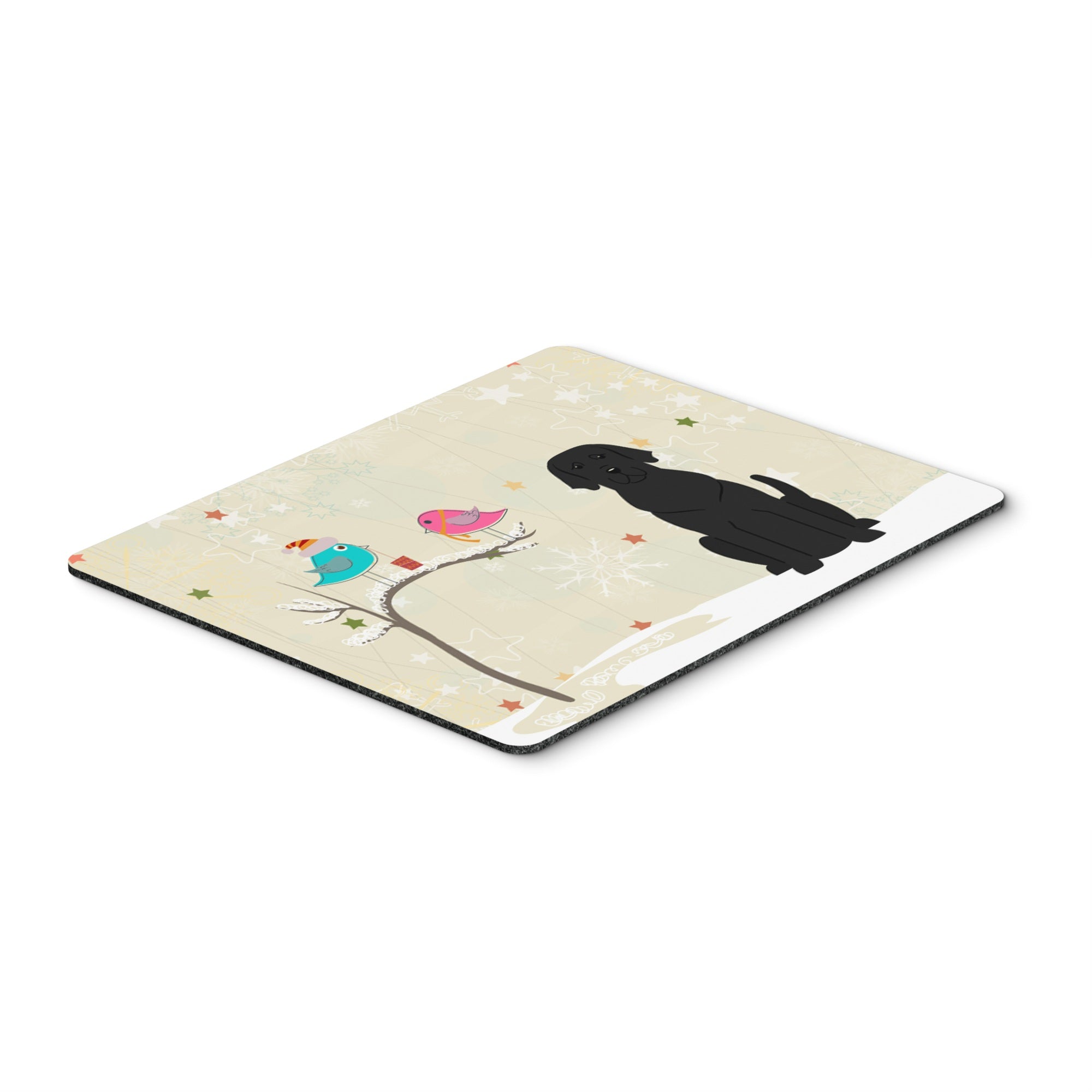 Caroline'S Treasures Christmas Presents, Black Labrador Mouse Pad,  Multicolor, 7.75X9.25 (Bb2529Mp)