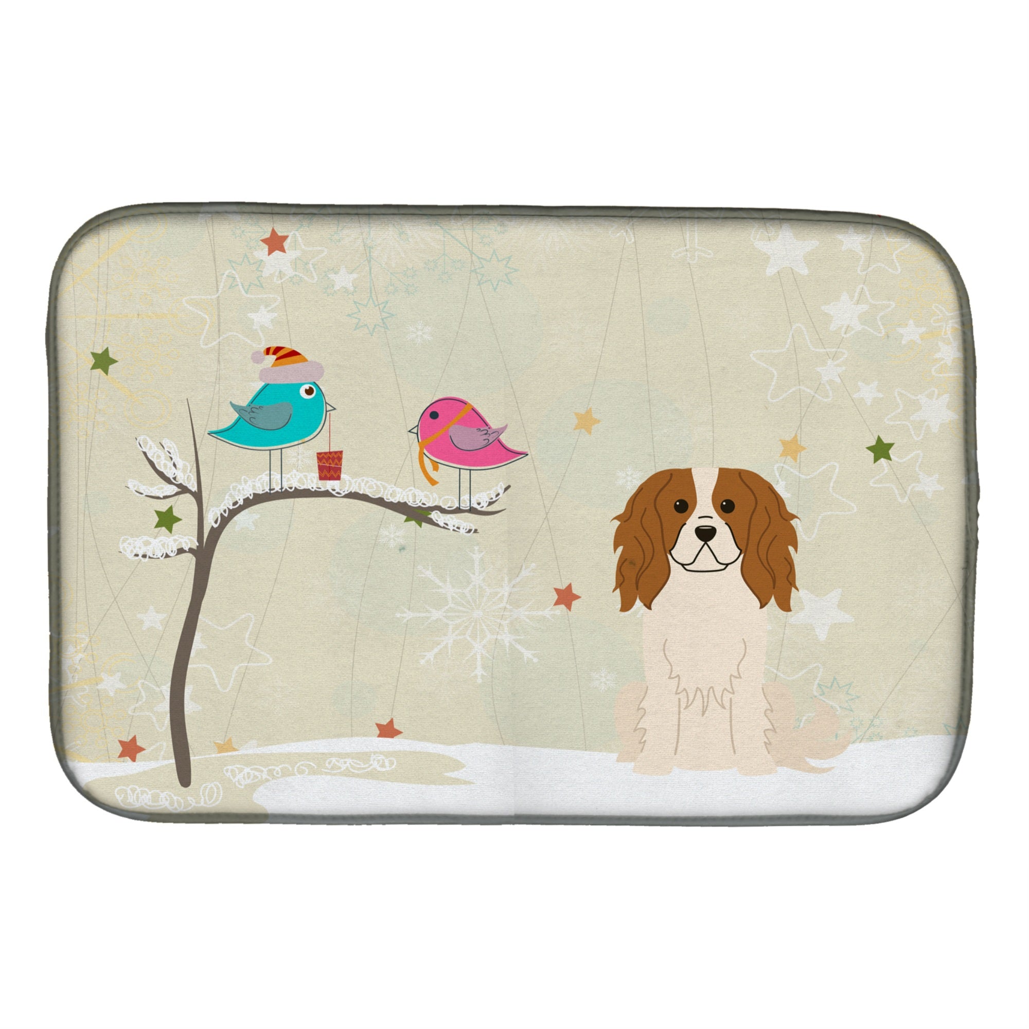 Caroline'S Treasures Bb2530Ddm Dish Drying Mat, 14 X 21, Christmas Presents