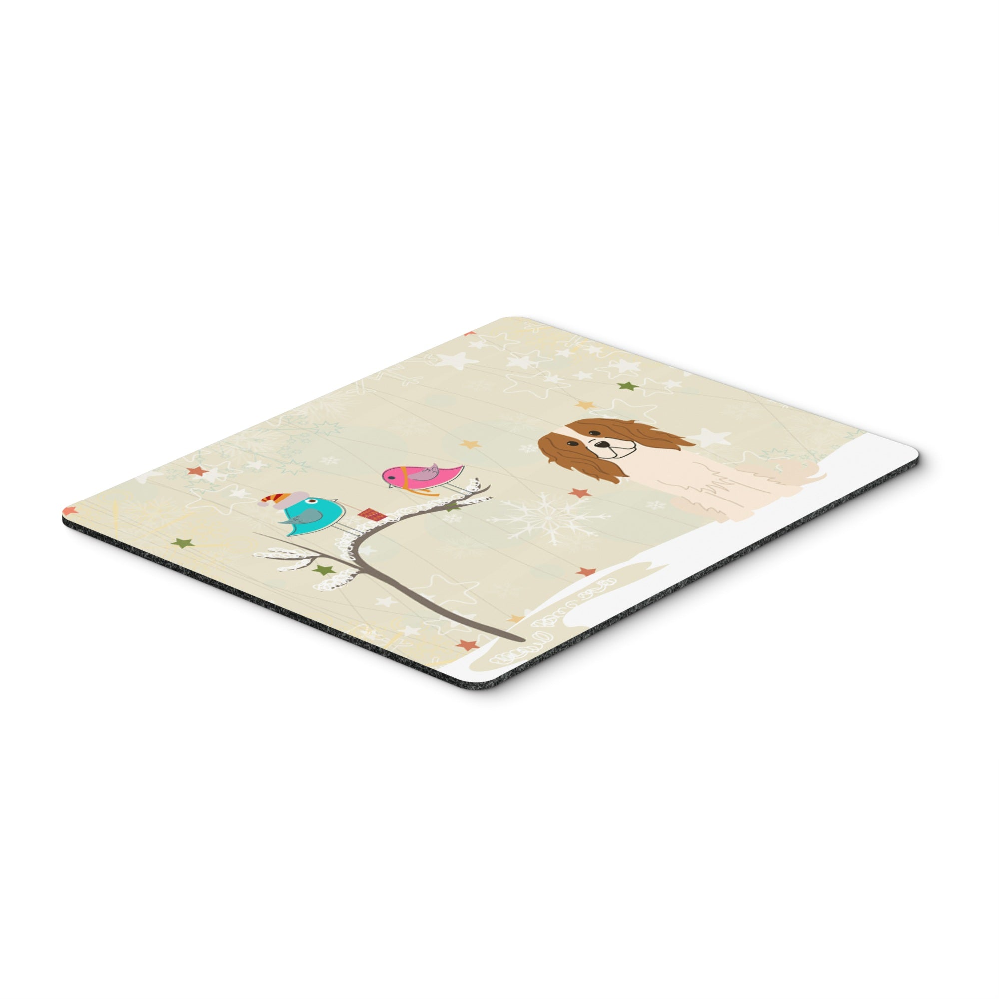Caroline'S Treasures Christmas Presents, Cavalier Spaniel Mouse Pad,  Multicolor, 7.75X9.25 (Bb2530Mp)