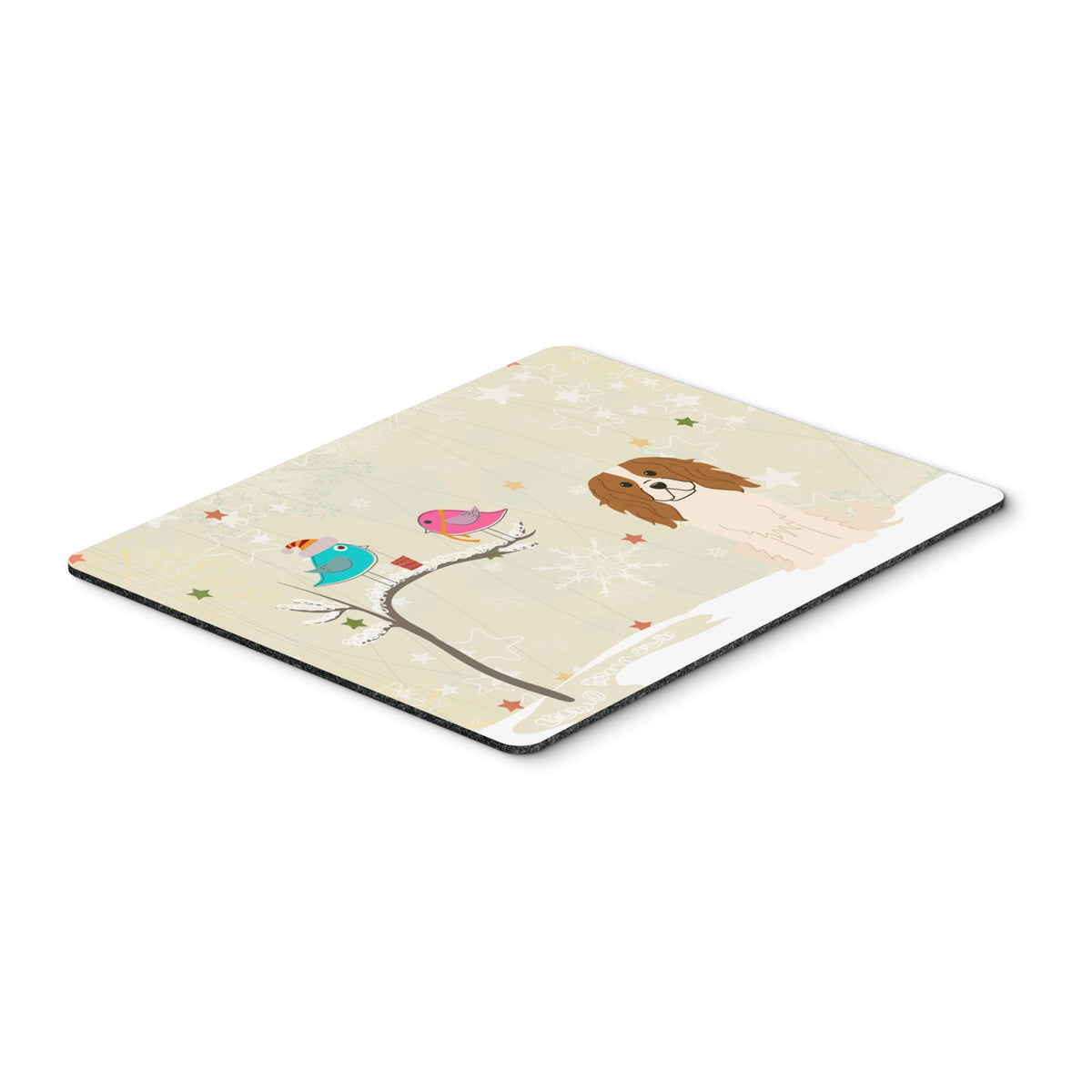 Caroline'S Treasures Christmas Presents, Cavalier Spaniel Mouse Pad,  Multicolor, 7.75X9.25 (Bb2530Mp)