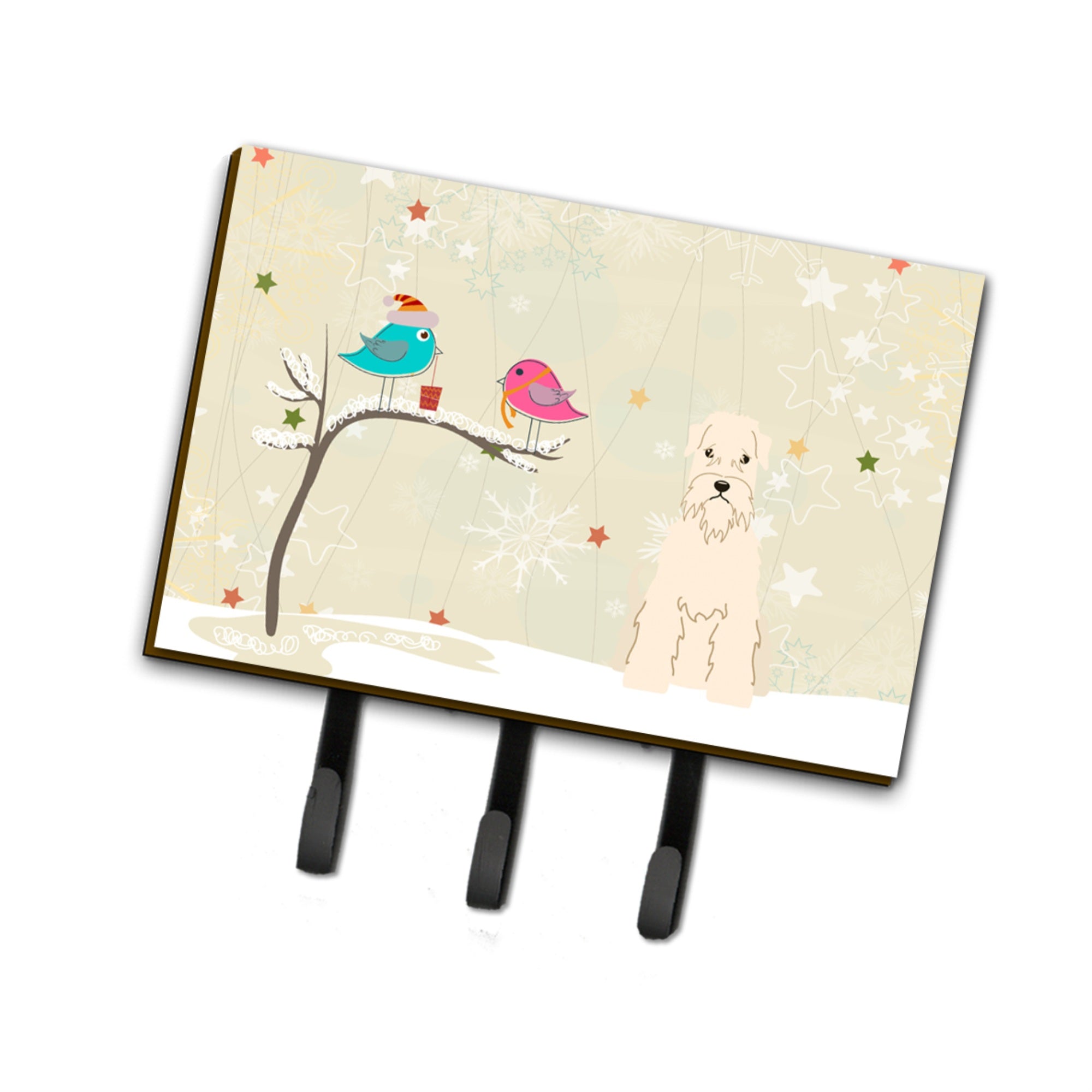 Caroline'S Treasures Christmas Presents Friends Soft Coated Wheaten Terrier Leash Or Key Holder Bb2533Th68, Triple