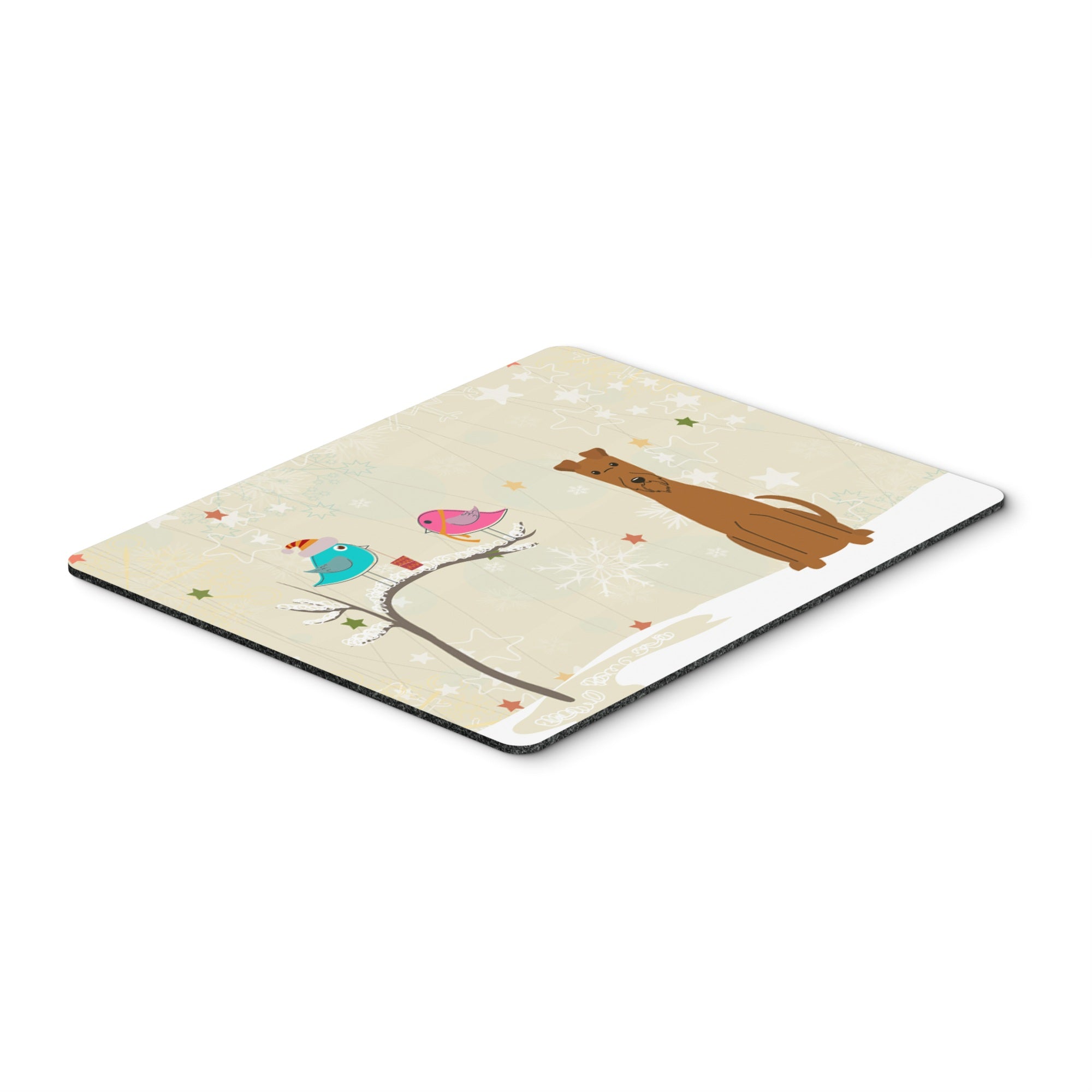 Caroline'S Treasures Christmas Presents, Irish Terrier Mouse Pad,  Multicolor, 7.75X9.25 (Bb2534Mp)