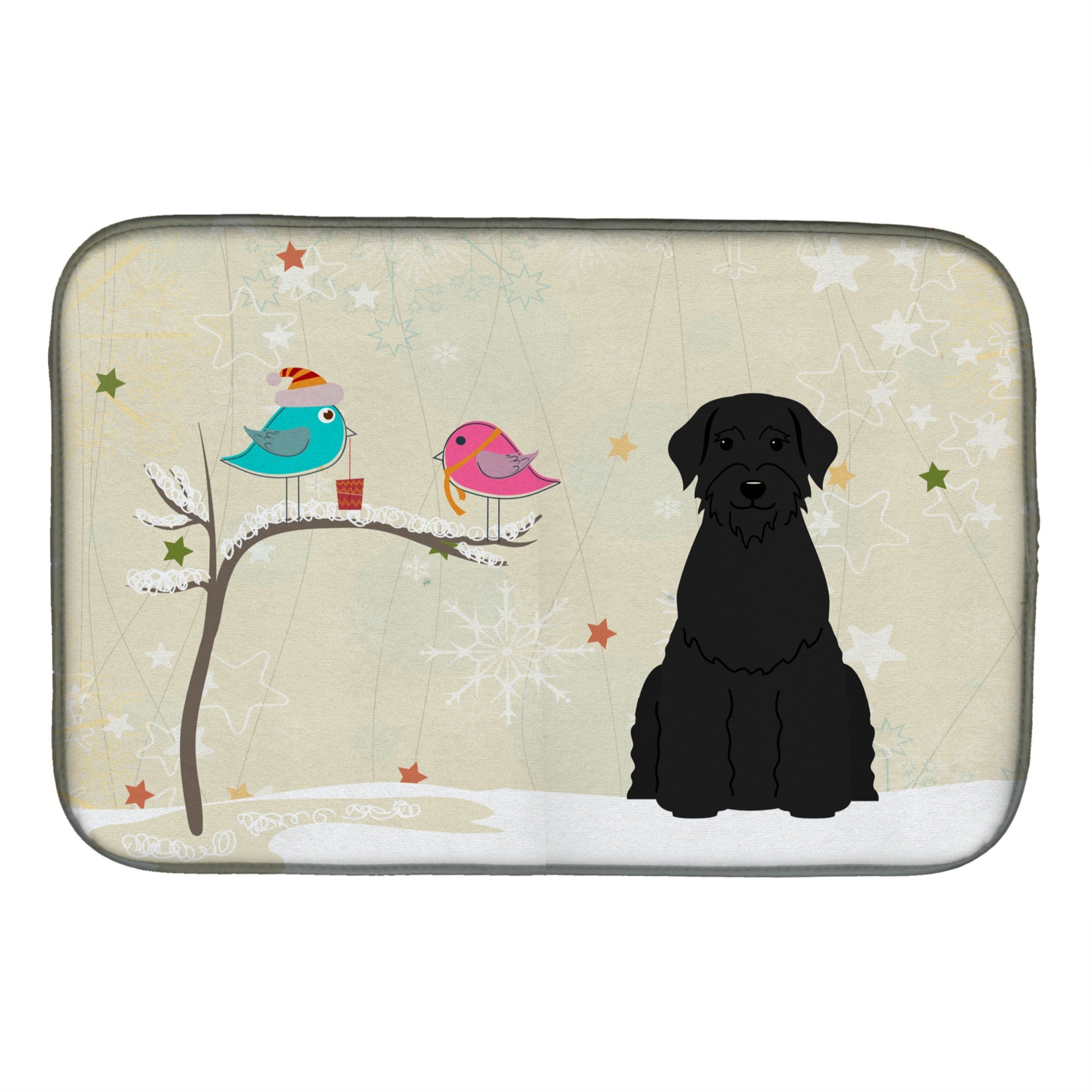 Caroline'S Treasures Bb2538Ddm Dish Drying Mat, 14 X 21, Christmas Presents