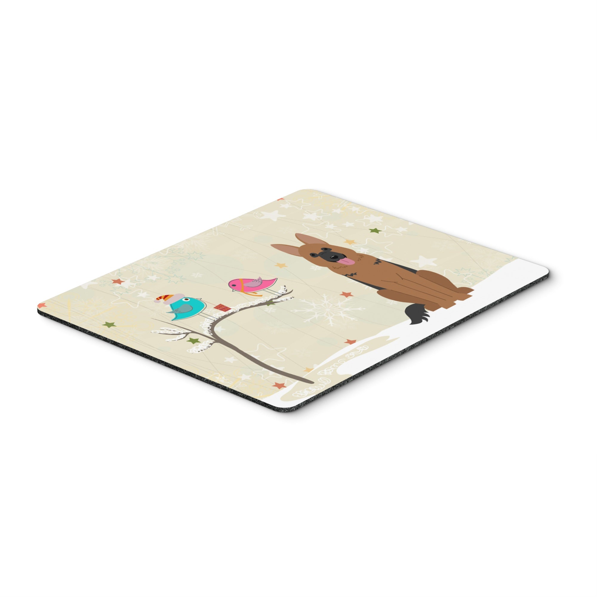 Caroline'S Treasures Christmas Presents, German Shepherd Mouse Pad,  Multicolor, 7.75X9.25 (Bb2539Mp)