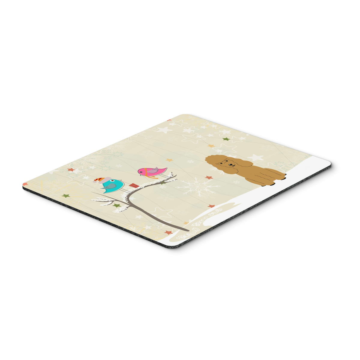 Caroline'S Treasures Christmas Presents, Poodle Tan Mouse Pad,  Multicolor, 7.75X9.25 (Bb2541Mp)