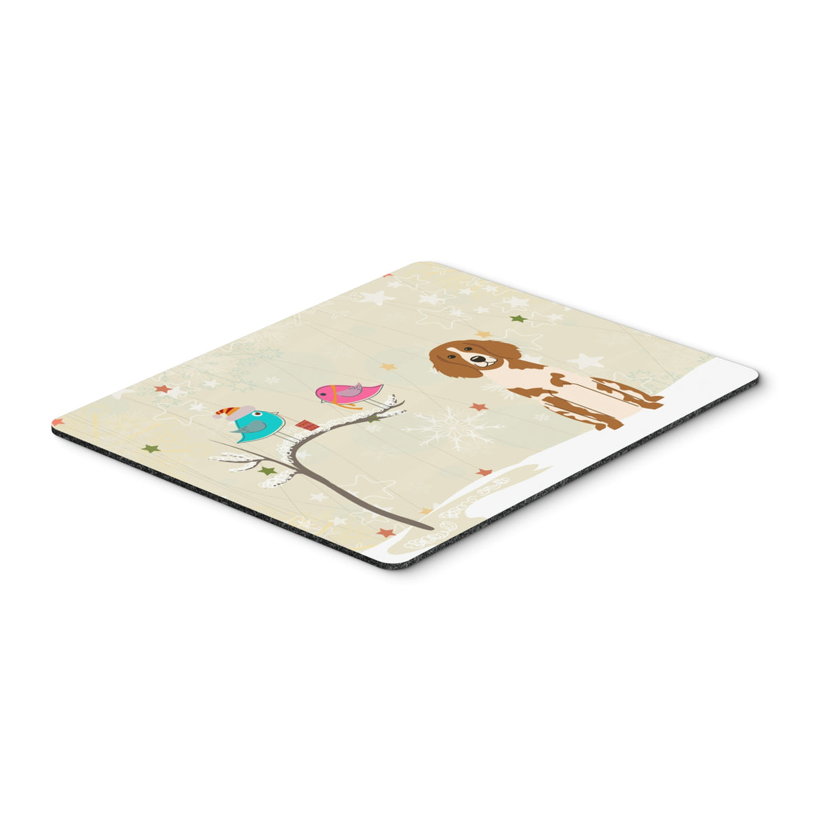 Caroline'S Treasures Christmas Presents, Brittany Spaniel Mouse Pad,  Multicolor, 7.75X9.25 (Bb2544Mp)