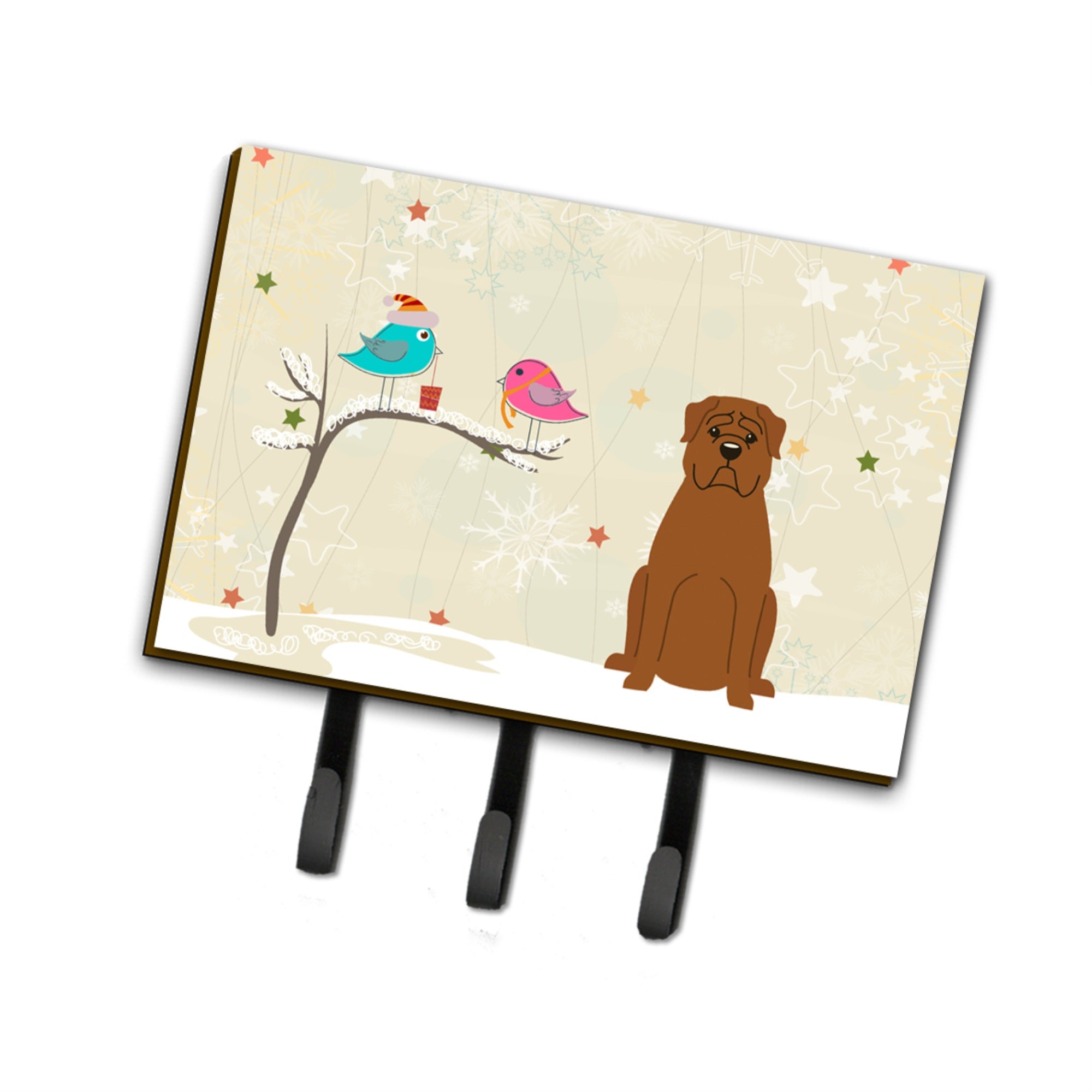 Caroline'S Treasures Christmas Presents Friends Dogue De Bourdeaux Leash Or Key Holder Bb2545Th68, Triple