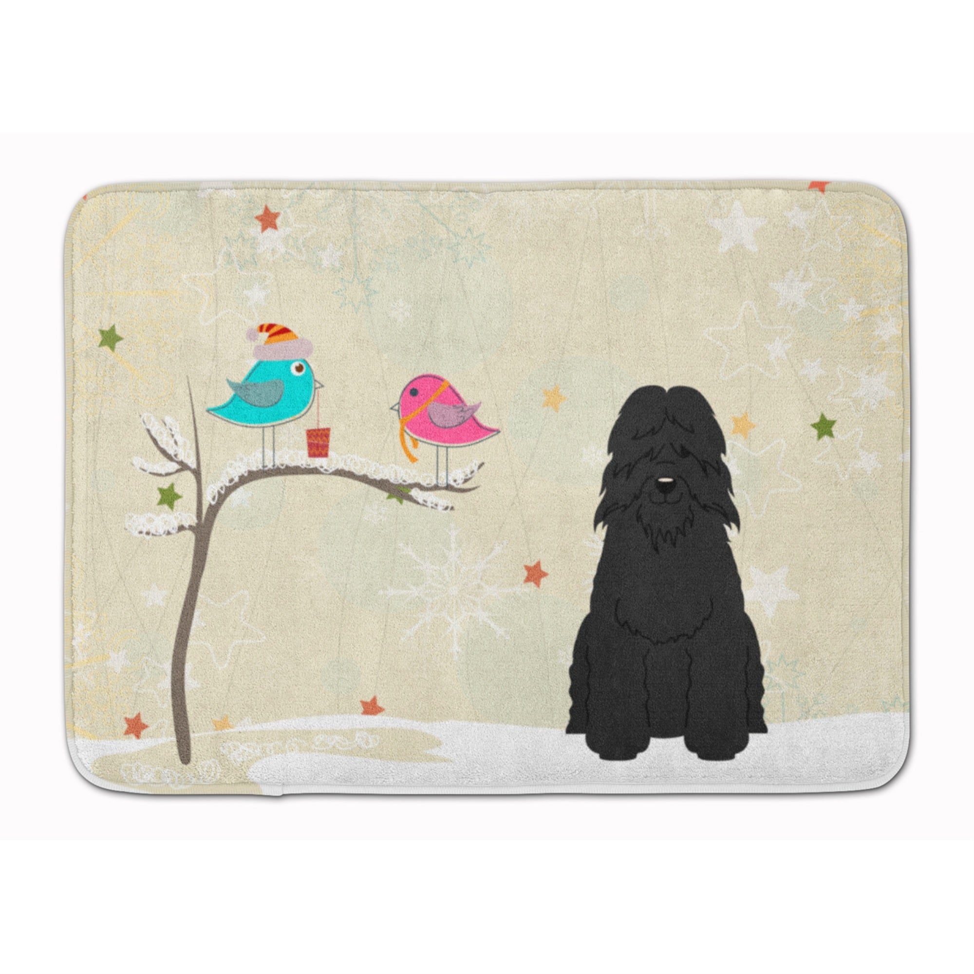 Caroline'S Treasures Christmas Presents Bouvier Des Flandres Floor Mat, 19 X 27, Multicolor