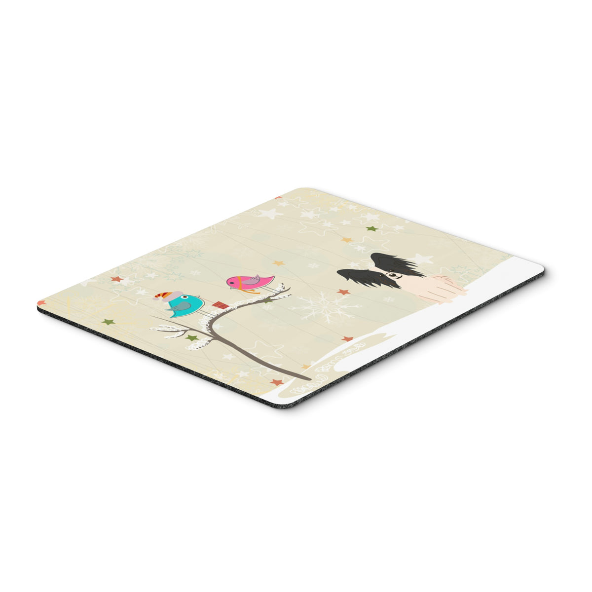Caroline'S Treasures Christmas Presents, Papillon Black White Mouse Pad,  Multicolor, 7.75X9.25 (Bb2548Mp)