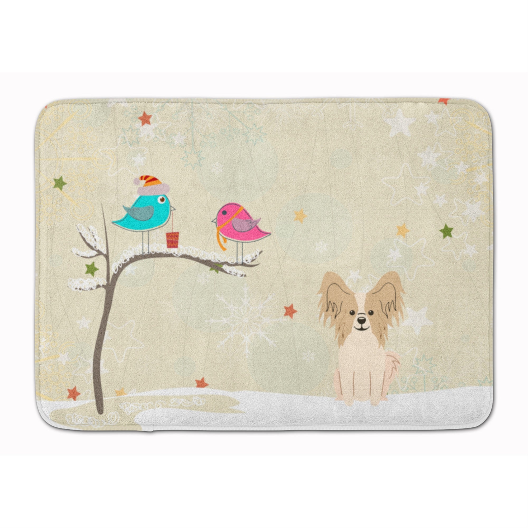 Caroline'S Treasures Christmas Presents Papillon Sable White, 19 X 27, Multicolor